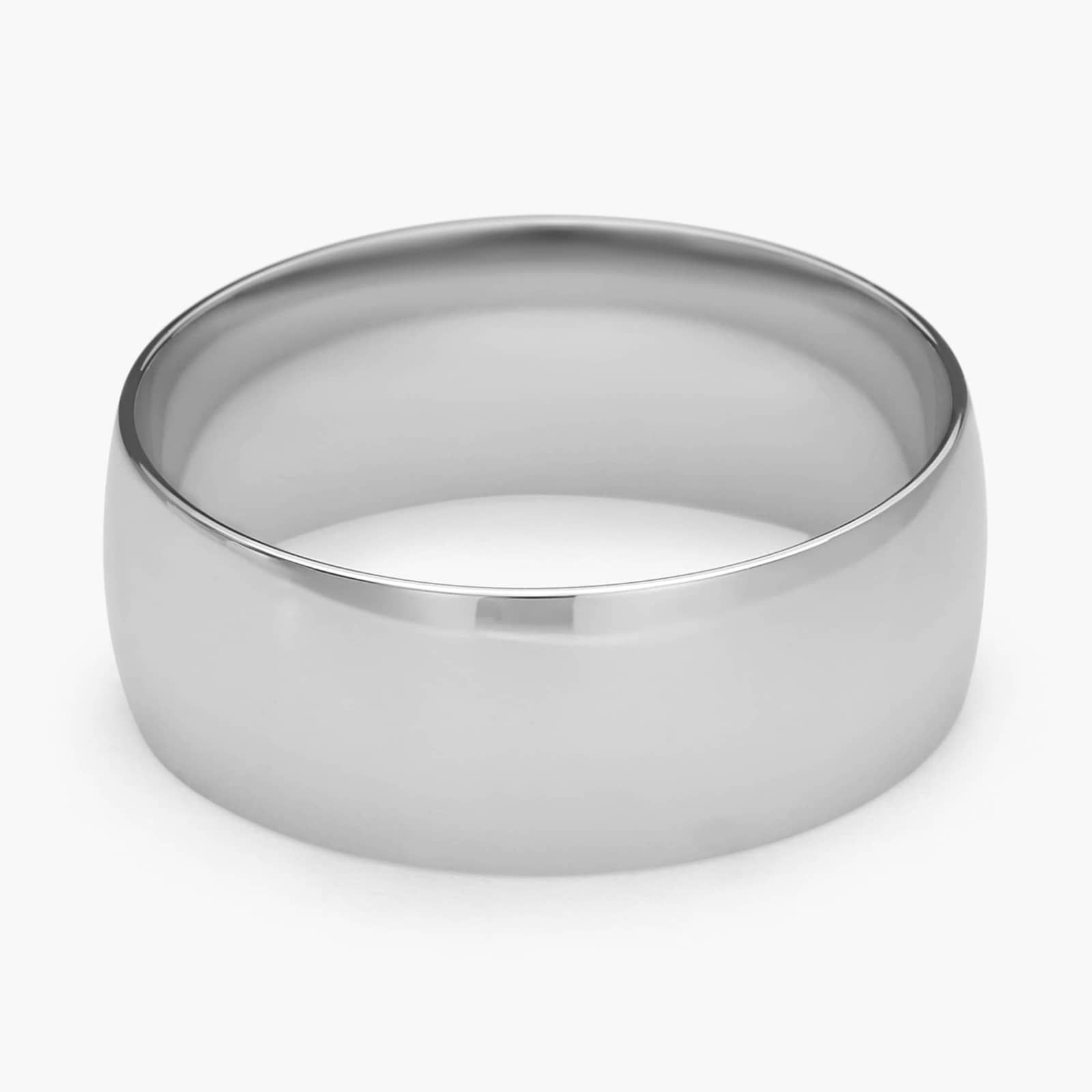 Mid-weight Comfort Fit Wedding Ring in Platinum (8mm)