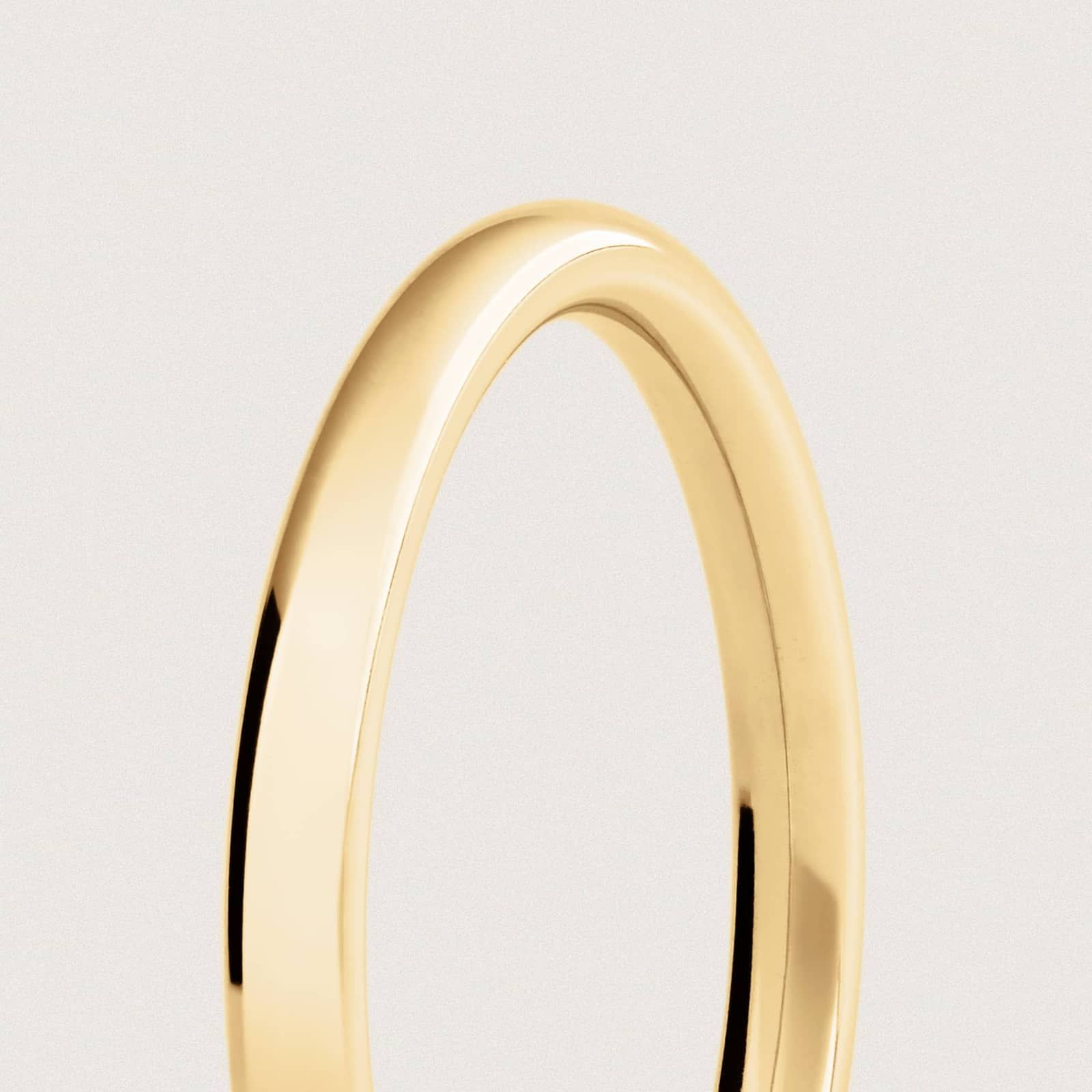 Skyline Comfort Fit Wedding Ring in 14k Yellow Gold (2mm)