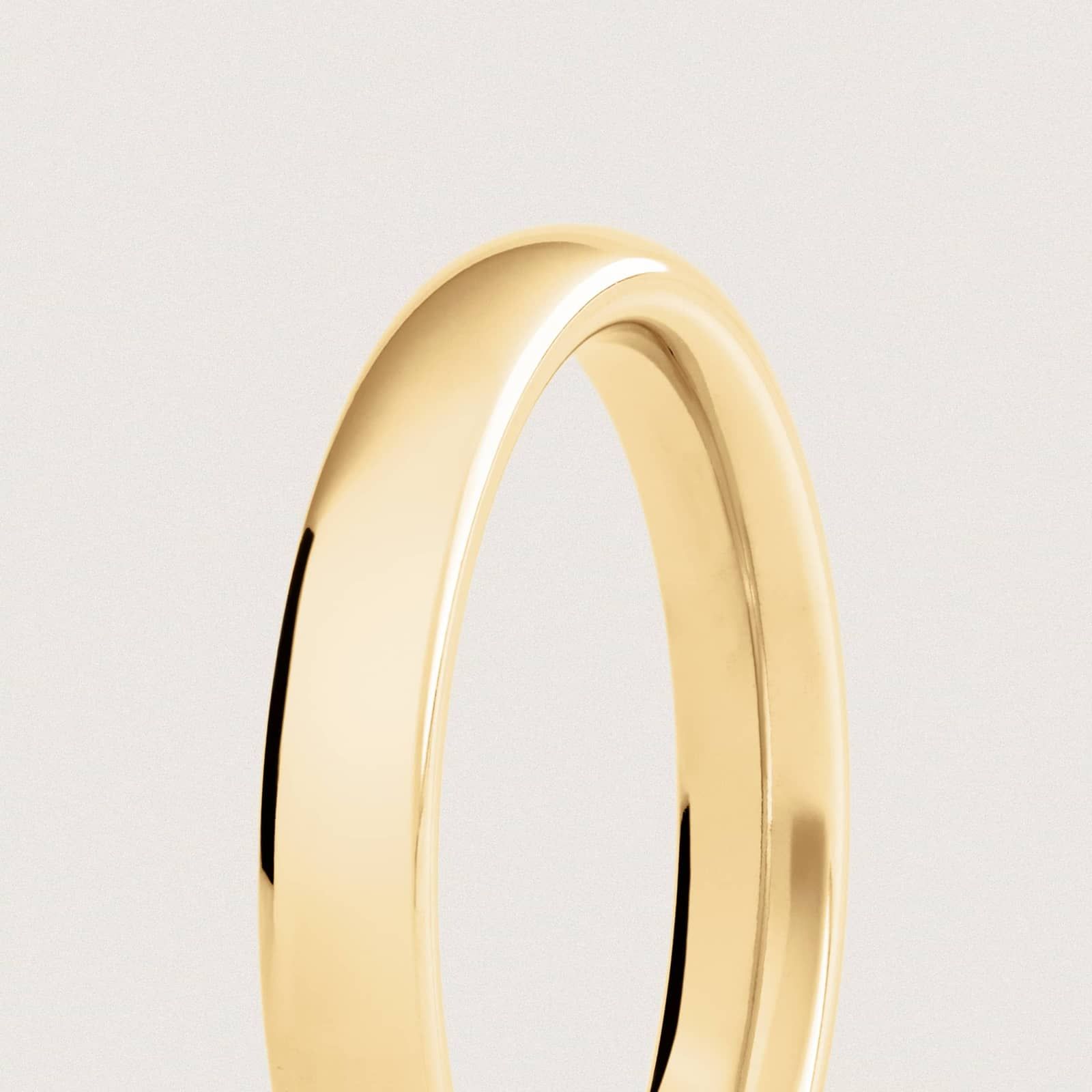 Skyline Comfort Fit Wedding Ring in 18k Yellow Gold (3mm)
