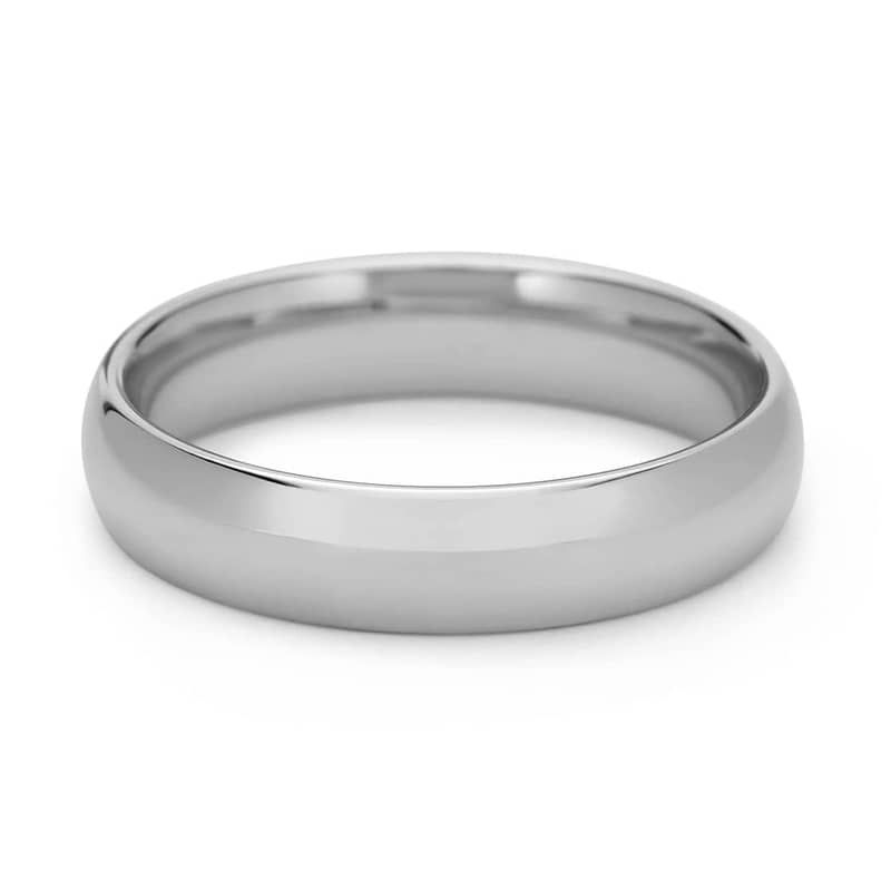 Skyline Comfort Fit Wedding Ring in Platinum (5mm)
