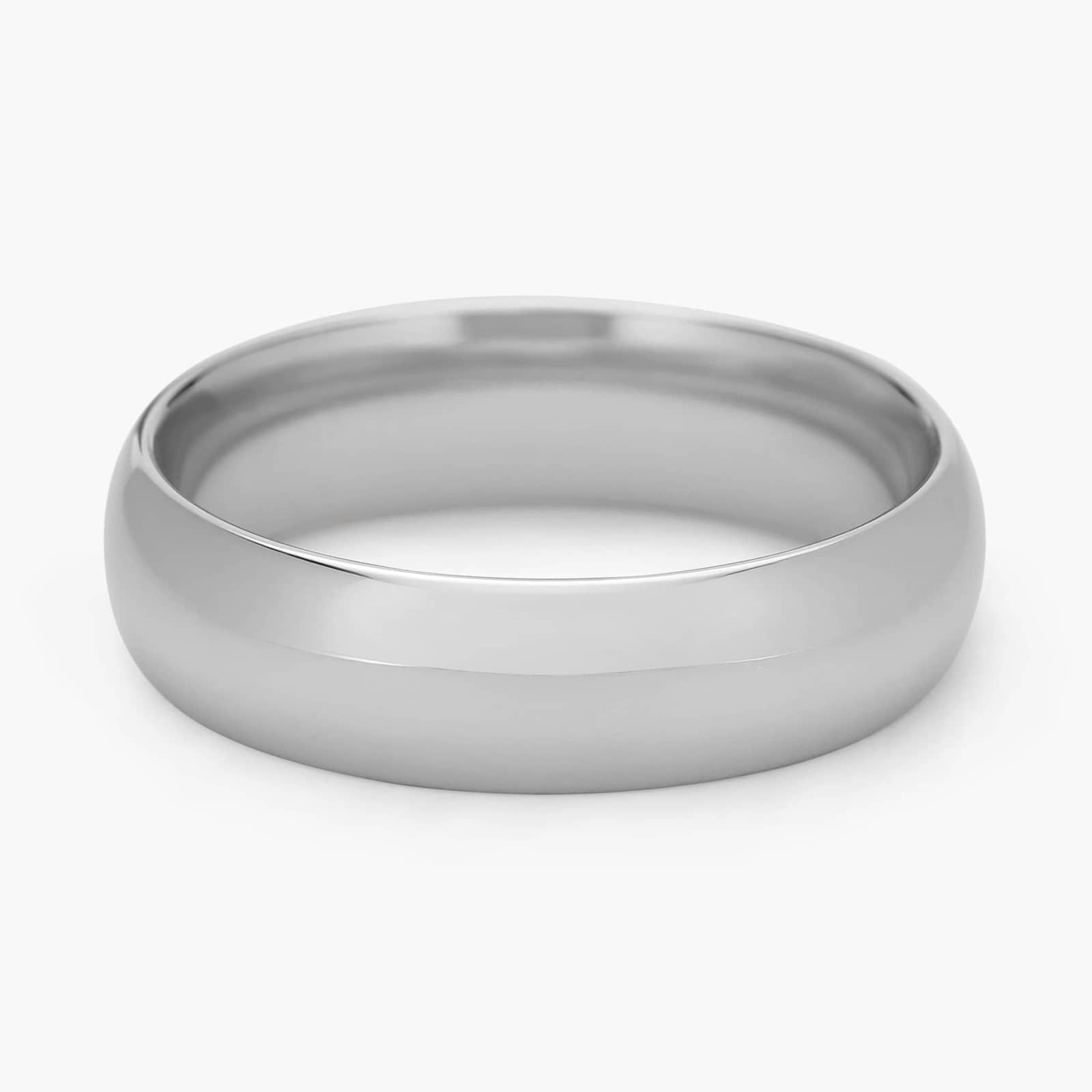 Skyline Comfort Fit Wedding Ring in Platinum (6mm)