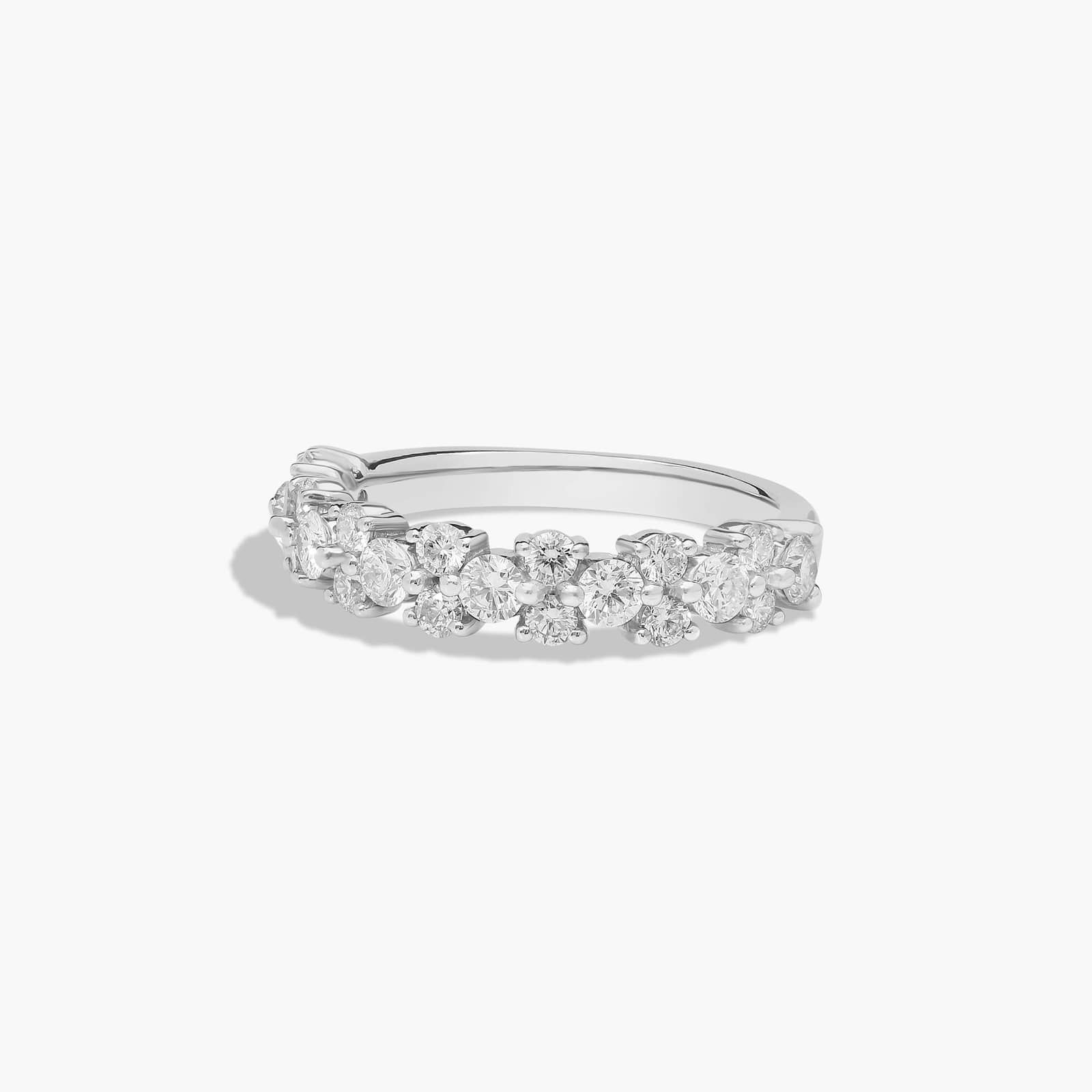 Butterfly Diamond Wedding Ring In 14K White Gold (2.00mm) By James Allen