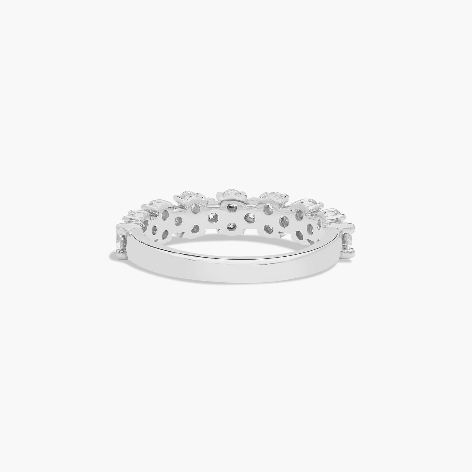 Butterfly Diamond Wedding Ring In 14K White Gold (2.00mm) By James Allen
