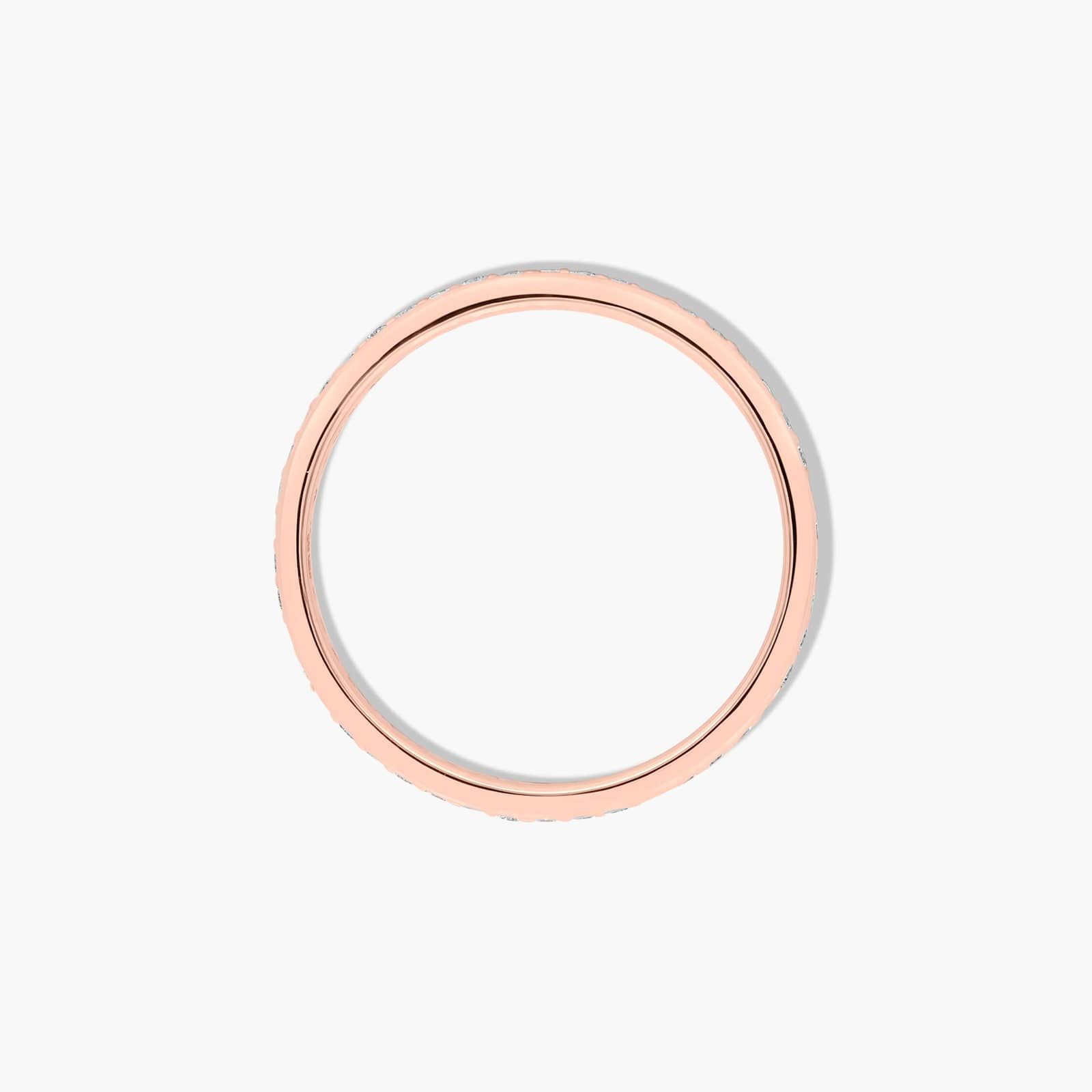 Pavé Diamond Eternity Ring In 14K Rose Gold (2.00mm) By James Allen