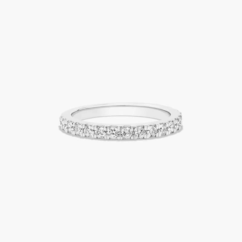 Split Prong Wedding Ring With 0.45 CTW Diamonds In Platinum (2.00mm) By James Allen