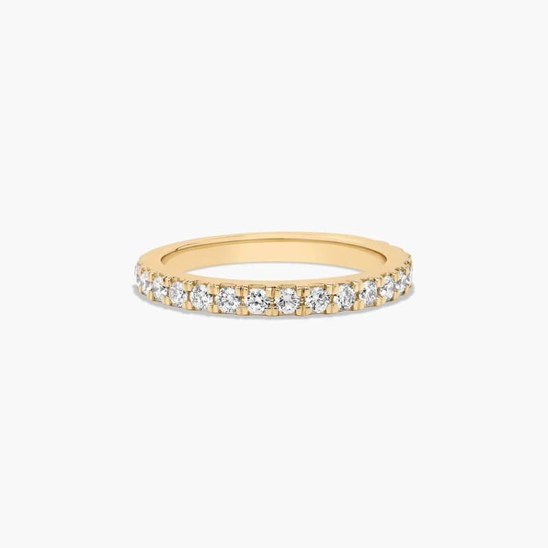 Split Prong Wedding Ring With 0.45 CTW Diamonds In 14K Yellow Gold (2.00mm) By James Allen