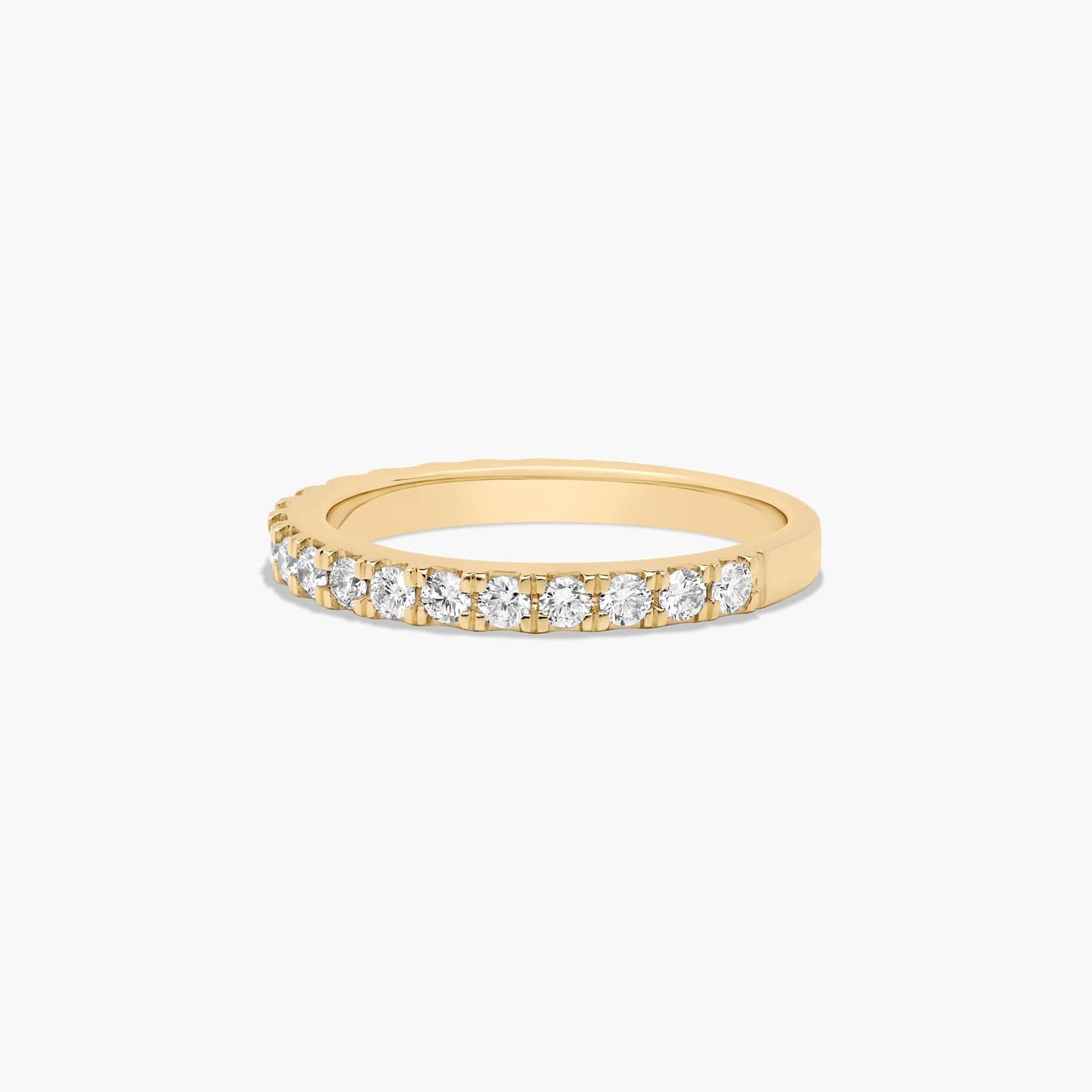 Split Prong Wedding Ring With 0.45 CTW Lab-Grown Diamonds In 14K Yellow Gold (2.00mm) By James Allen