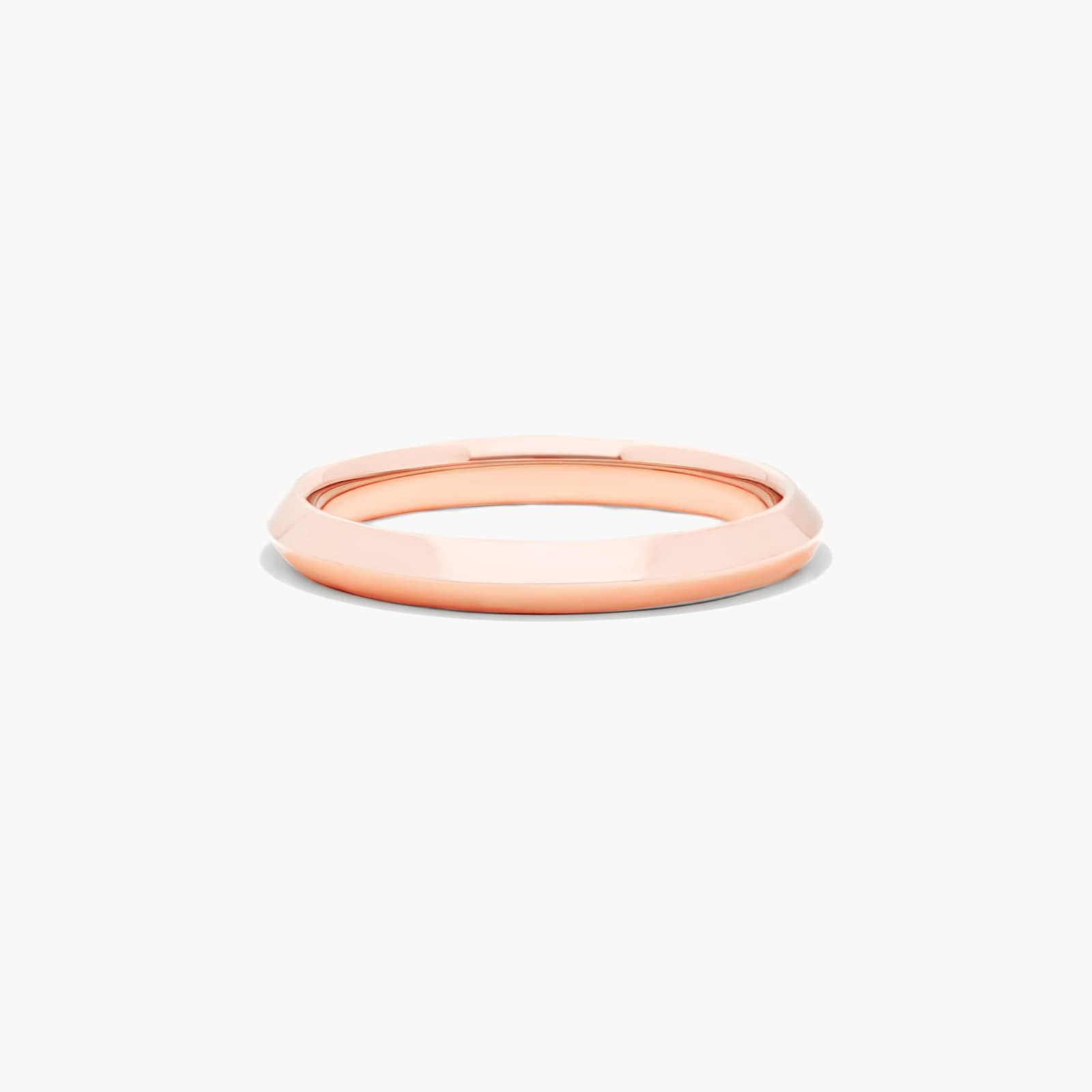 Knife Edge Wedding Ring In 14K Rose Gold (2.50mm) By James Allen