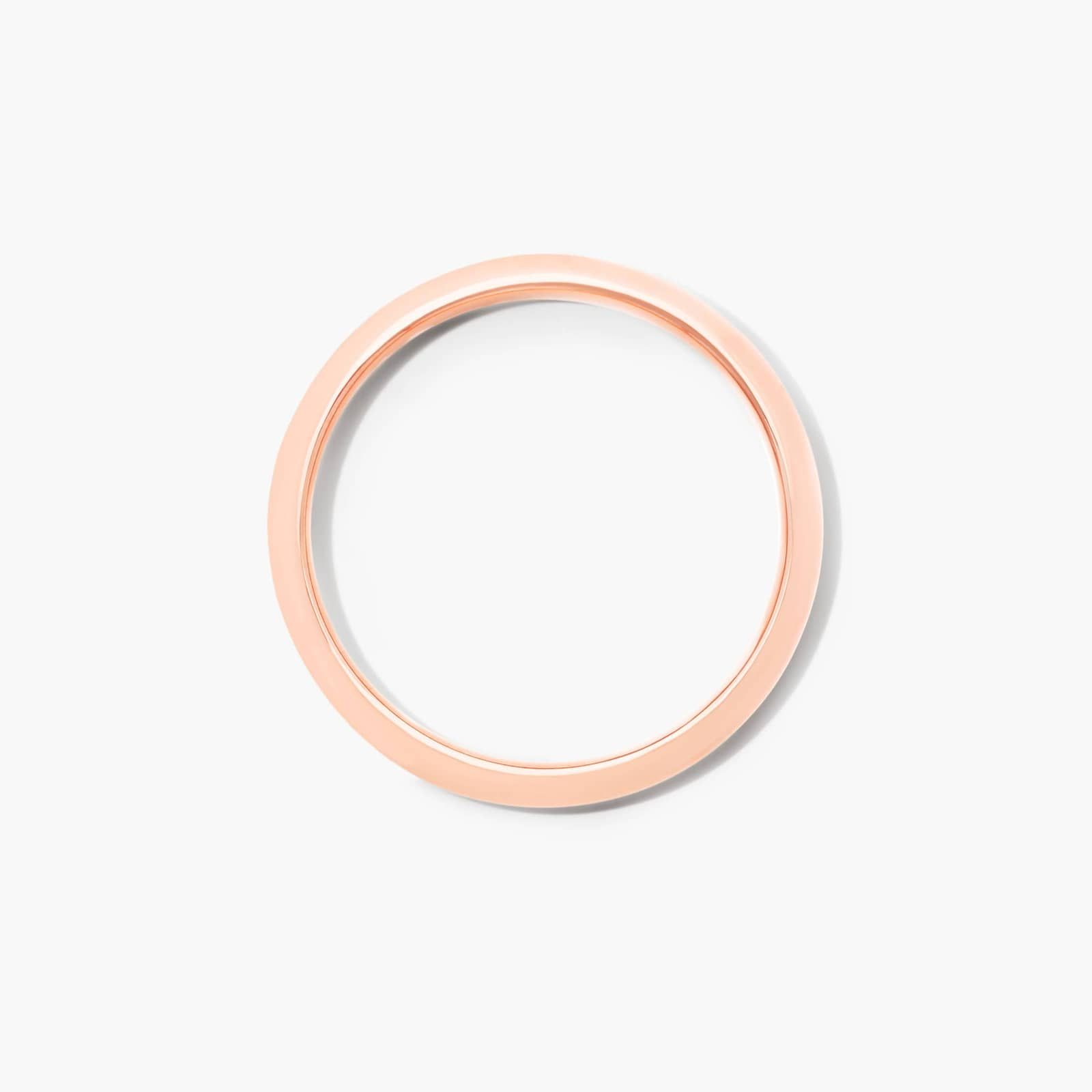 Knife Edge Wedding Ring In 14K Rose Gold (2.50mm) By James Allen