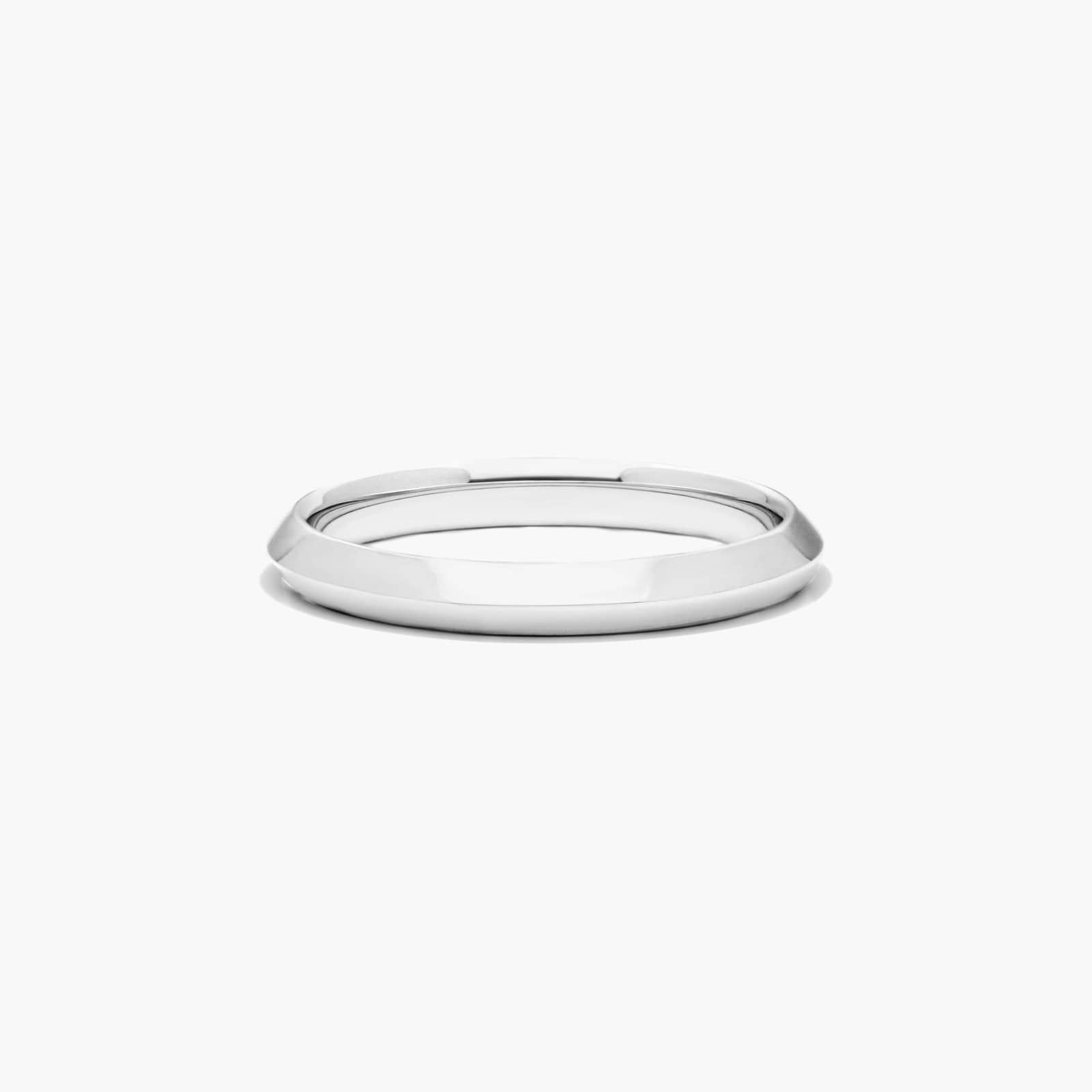 Knife Edge Wedding Ring In 14K White Gold (2.50mm) By James Allen
