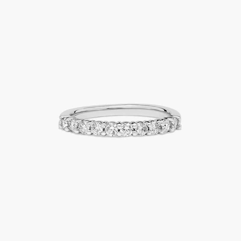 Prong Set Wedding Ring With 0.3 CTW Lab-Grown Diamonds In Platinum (2.00mm) By James Allen