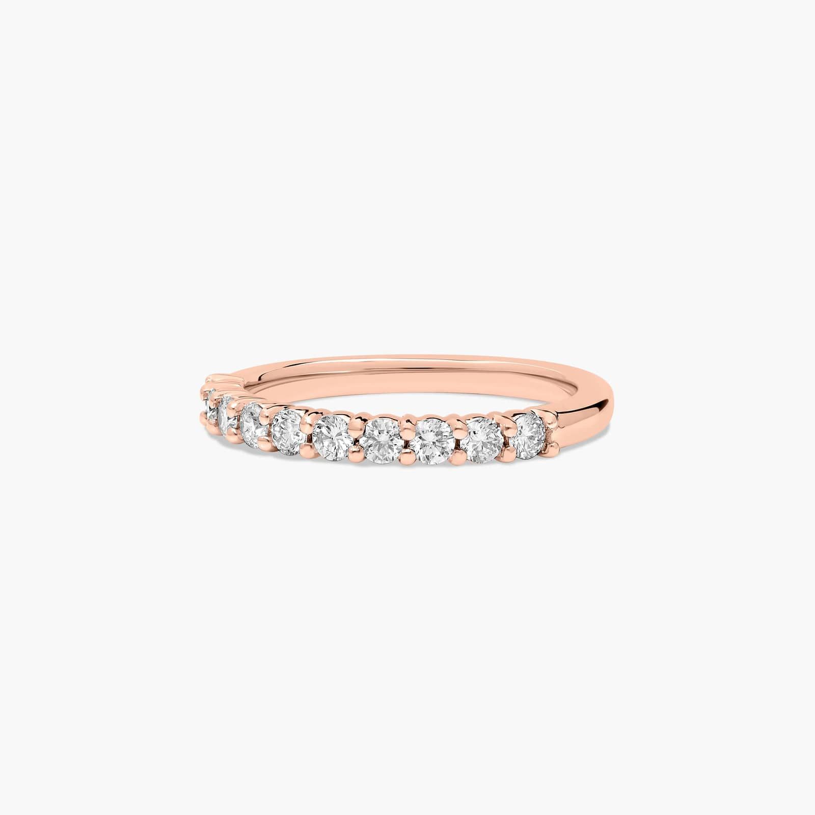 Prong Set Wedding Ring With 0.3 CTW Diamonds In 14K Rose Gold (2.00mm) By James Allen