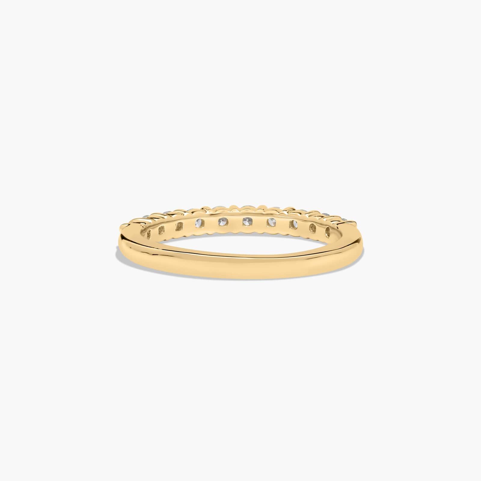 Prong Set Wedding Ring With 0.3 CTW Lab-Grown Diamonds In 18K Yellow Gold (2.00mm) By James Allen