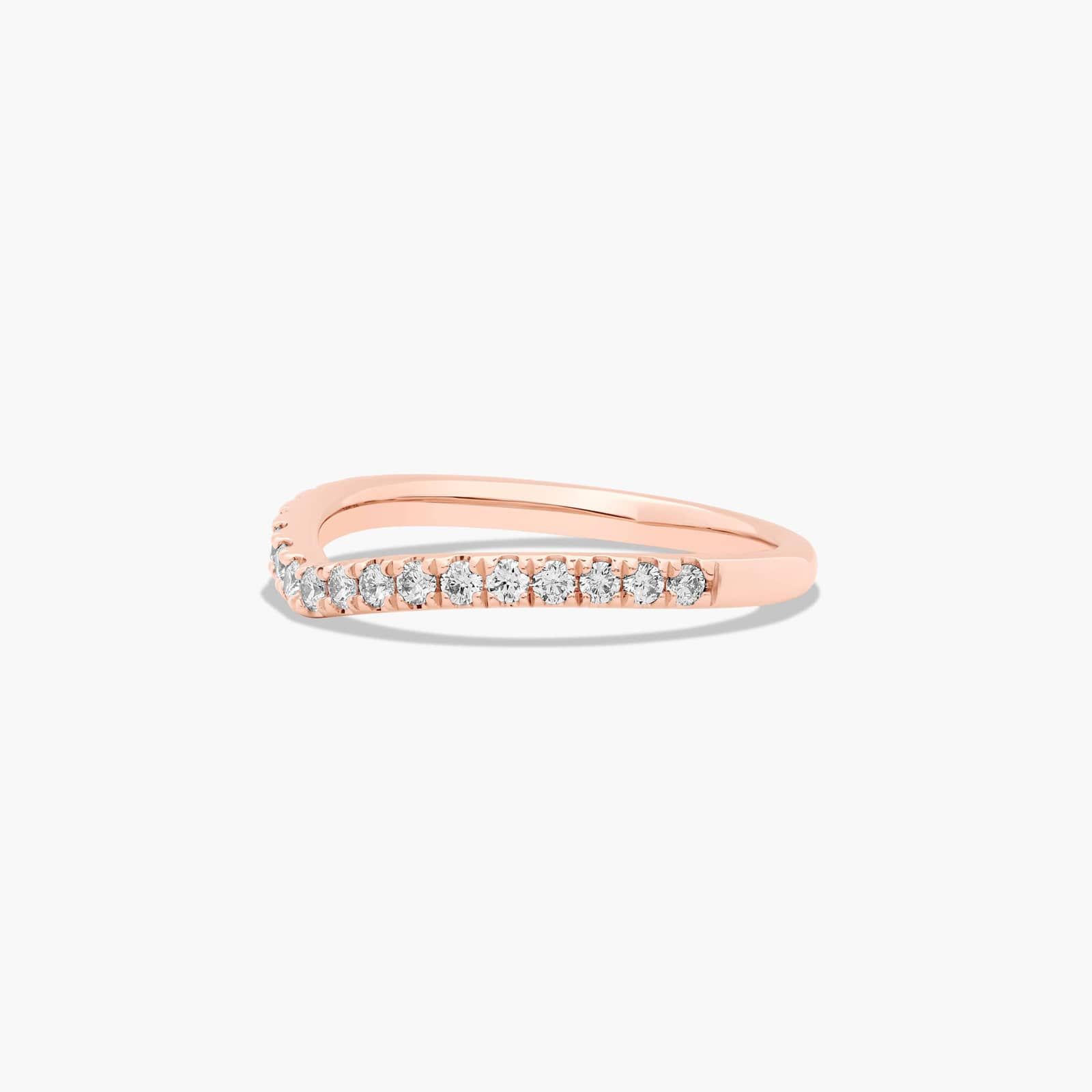 Petite Tiara Diamond Wedding Ring In 14K Rose Gold (2.00mm) By James Allen