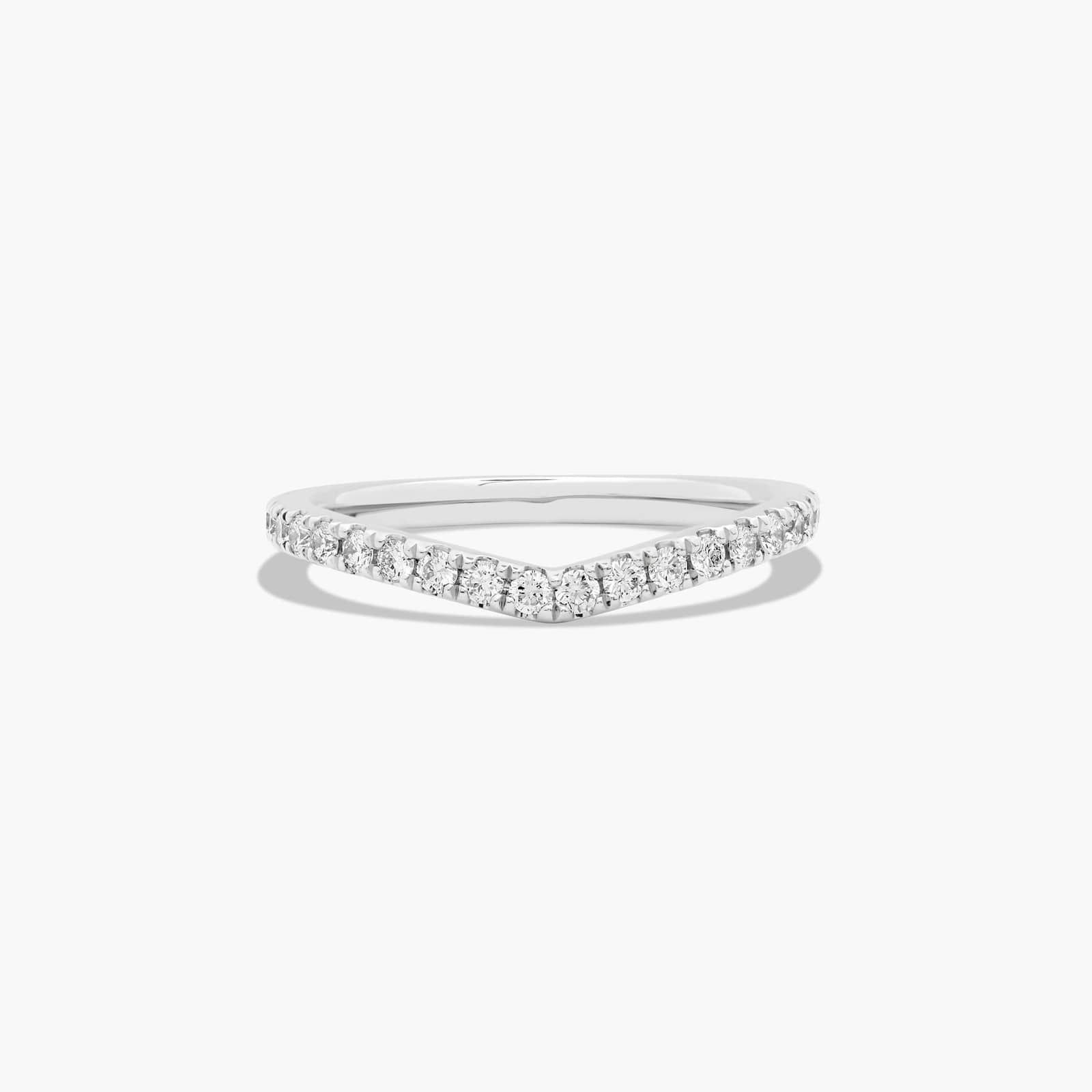 Petite Tiara Diamond Wedding Ring In 14K White Gold (2.00mm) By James Allen