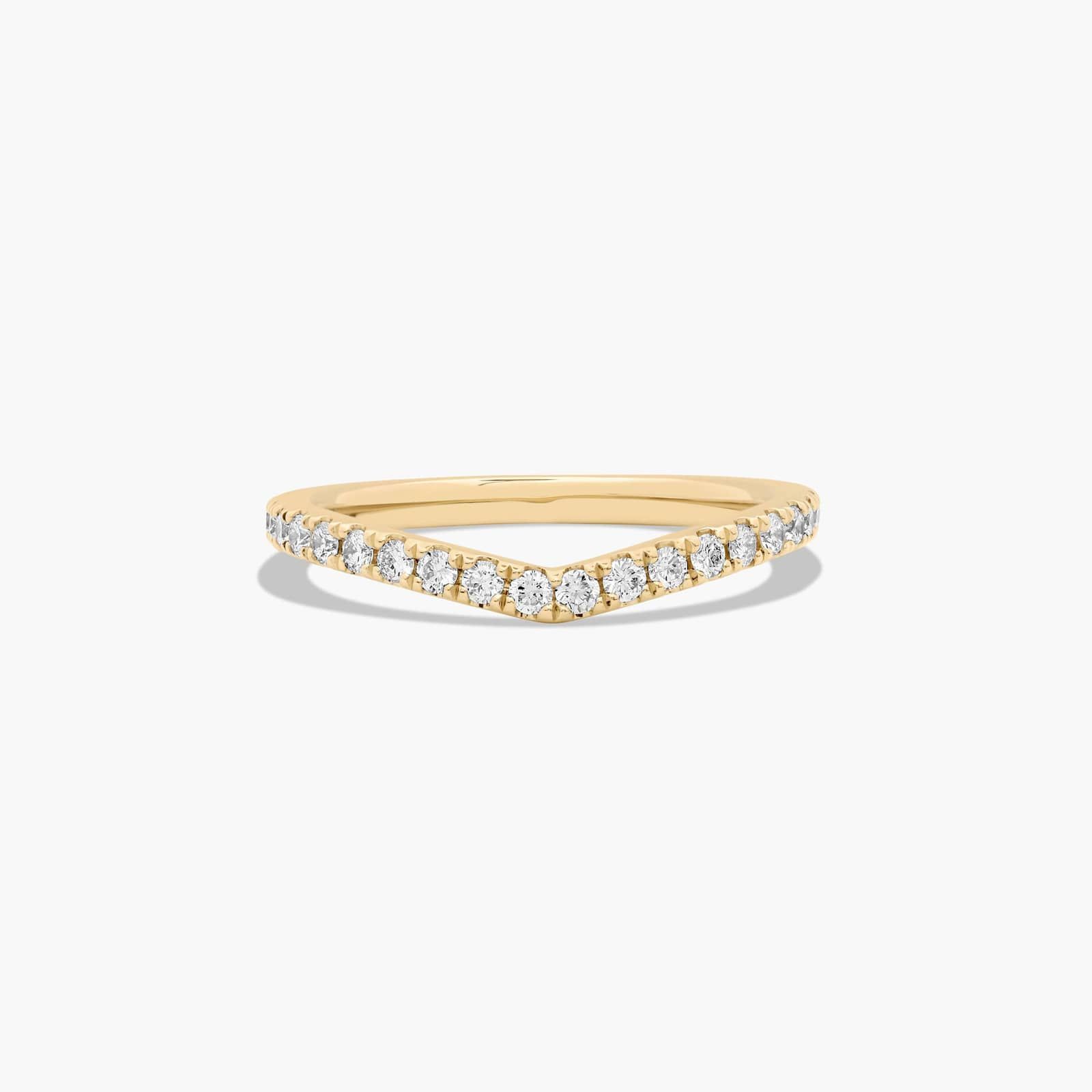 Petite Tiara Diamond Wedding Ring In 18K Yellow Gold (2.00mm) By James Allen