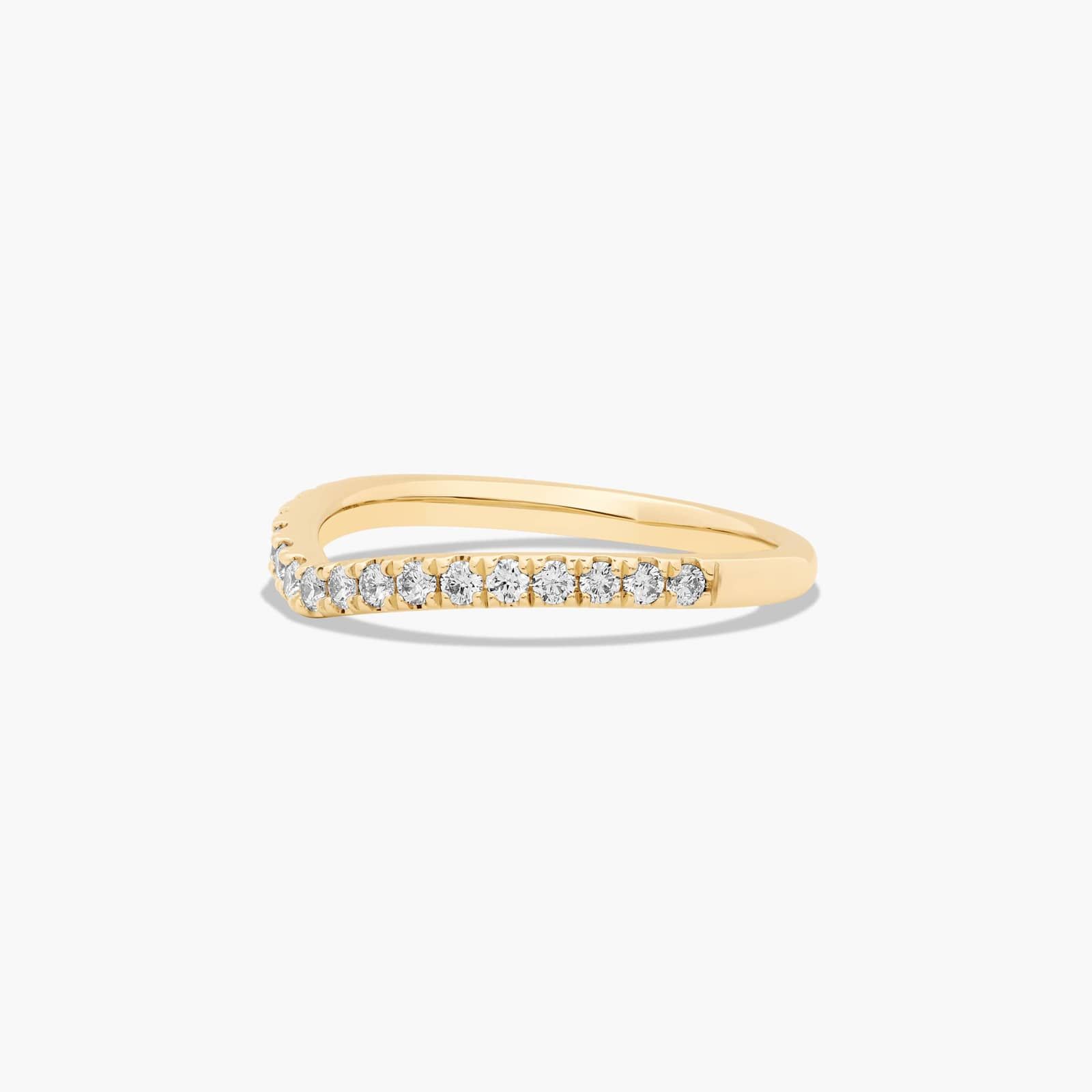Petite Tiara Diamond Wedding Ring In 18K Yellow Gold (2.00mm) By James Allen