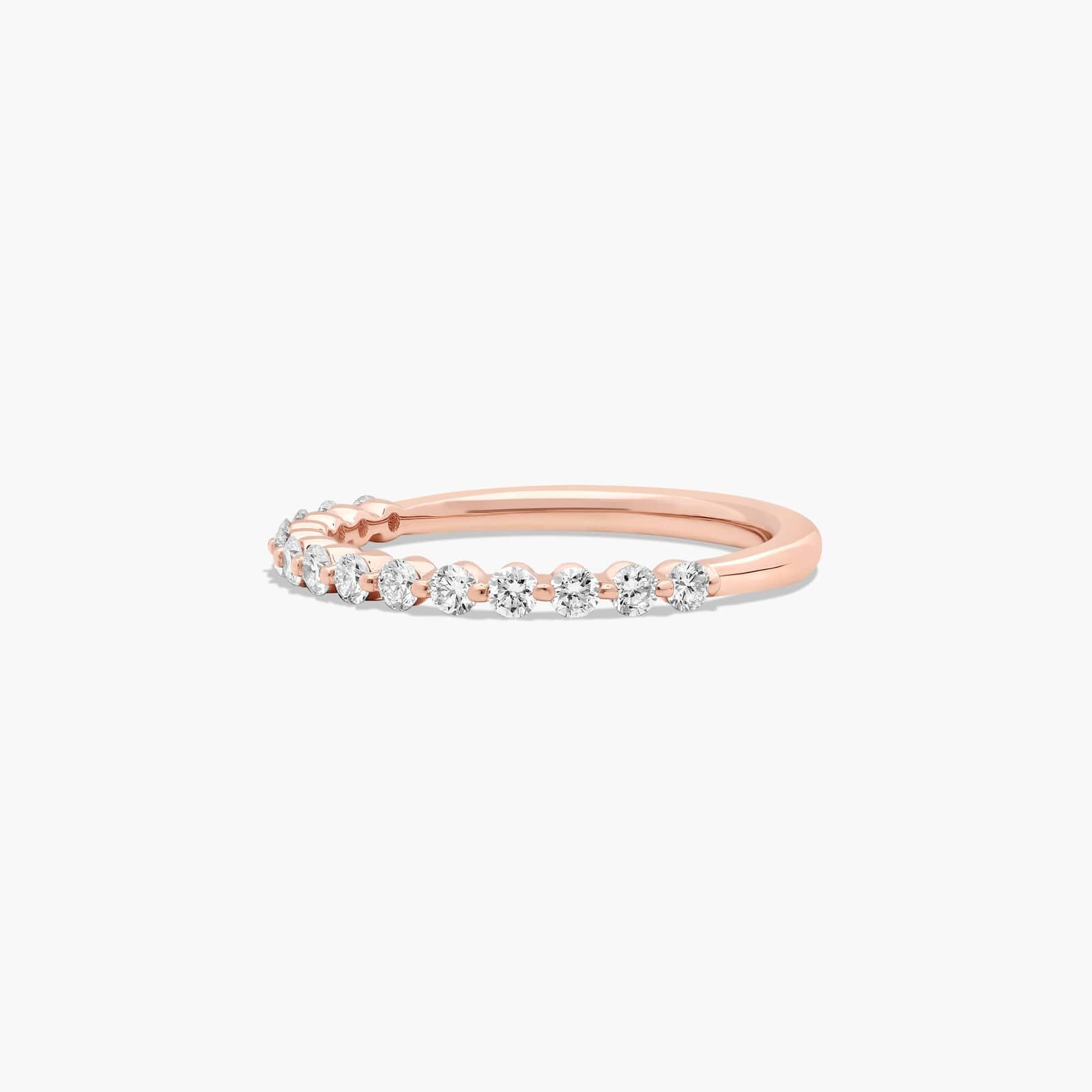 Escalade Diamond Wedding Ring In 14K Rose Gold (2.00mm) By James Allen