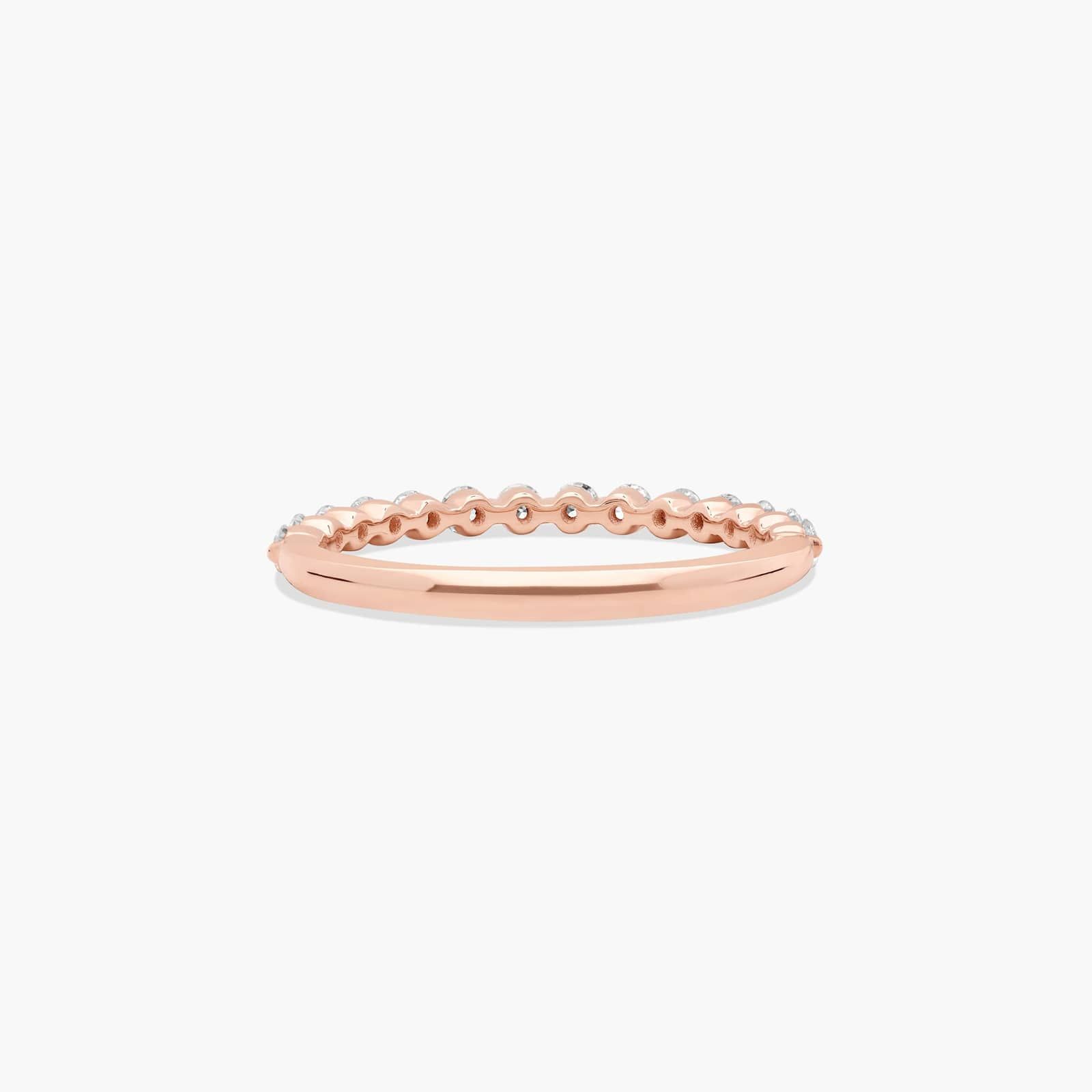 Escalade Lab-Grown Diamond Wedding Ring In 14K Rose Gold (2.00mm) By James Allen