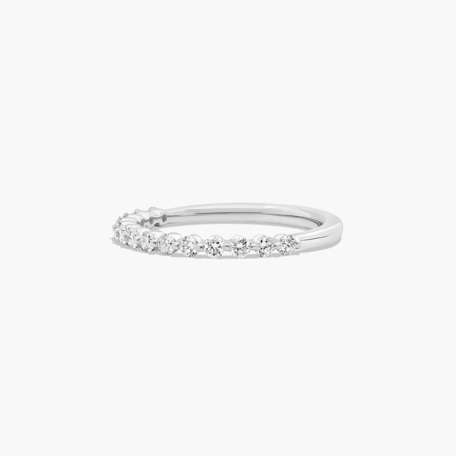 Escalade Diamond Wedding Ring In 14K White Gold (2.00mm) By James Allen