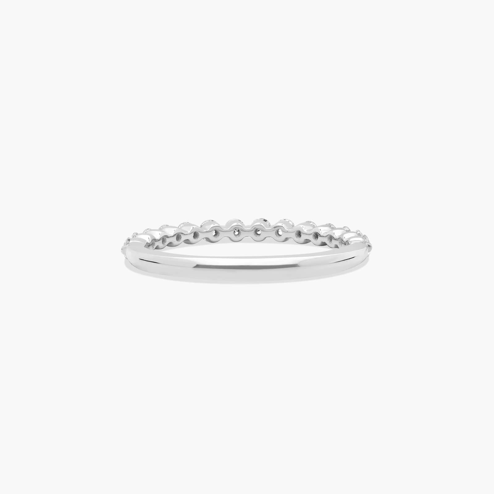 Escalade Lab-Grown Diamond Wedding Ring In 14K White Gold (2.00mm) By James Allen