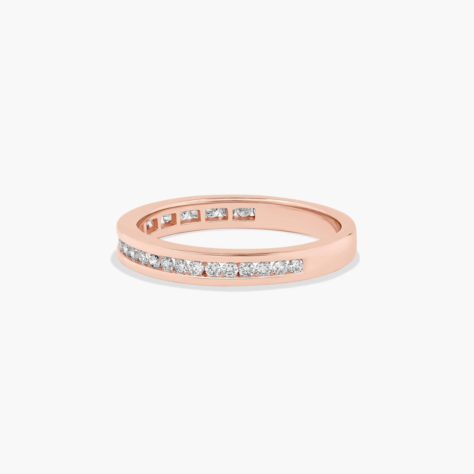 Channel Set Wedding Ring With 0.25 CTW Diamonds In 14K Rose Gold (2.50mm) By James Allen