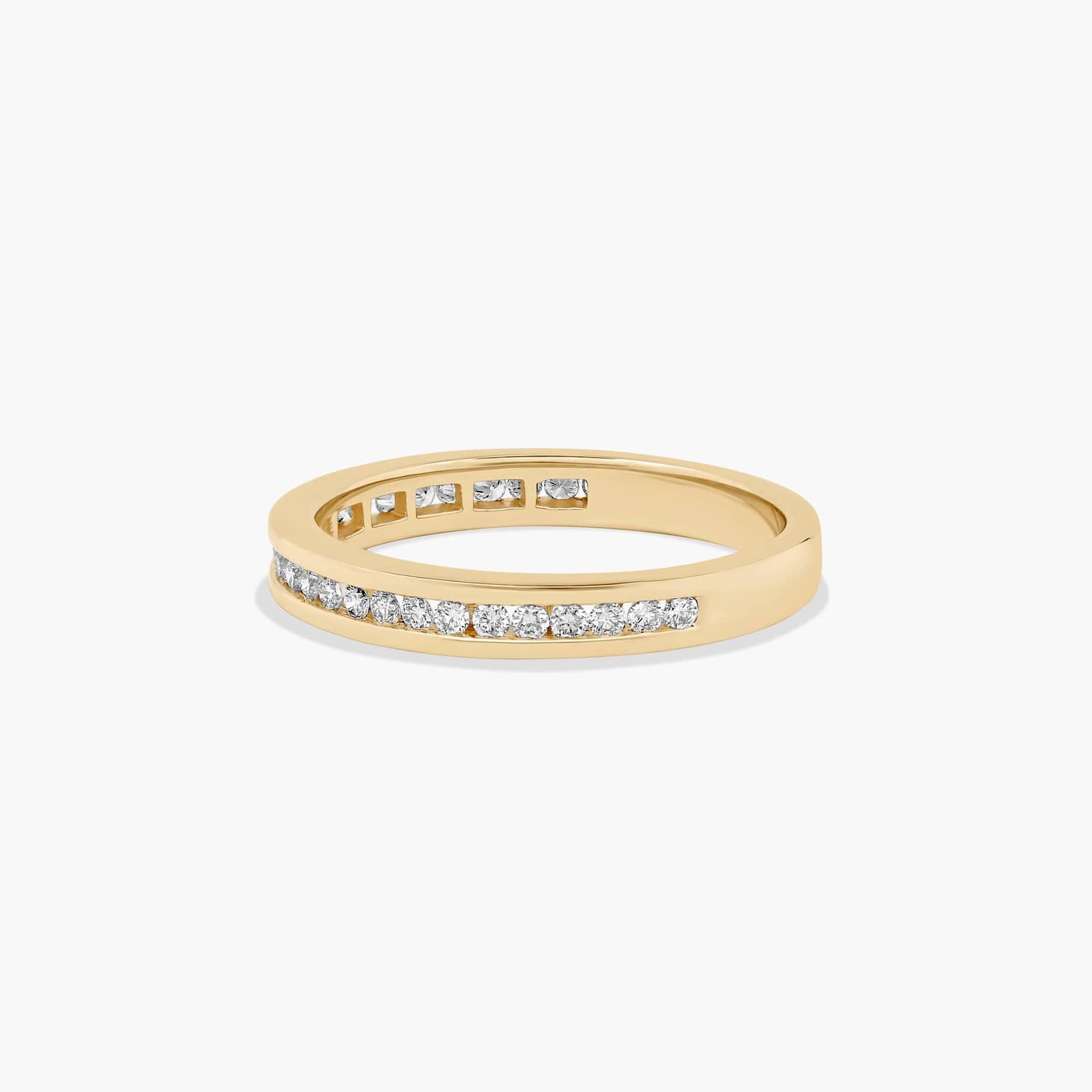 Channel Set Wedding Ring With 0.28 CTW Diamonds In 18K Yellow Gold (2.50mm) By James Allen