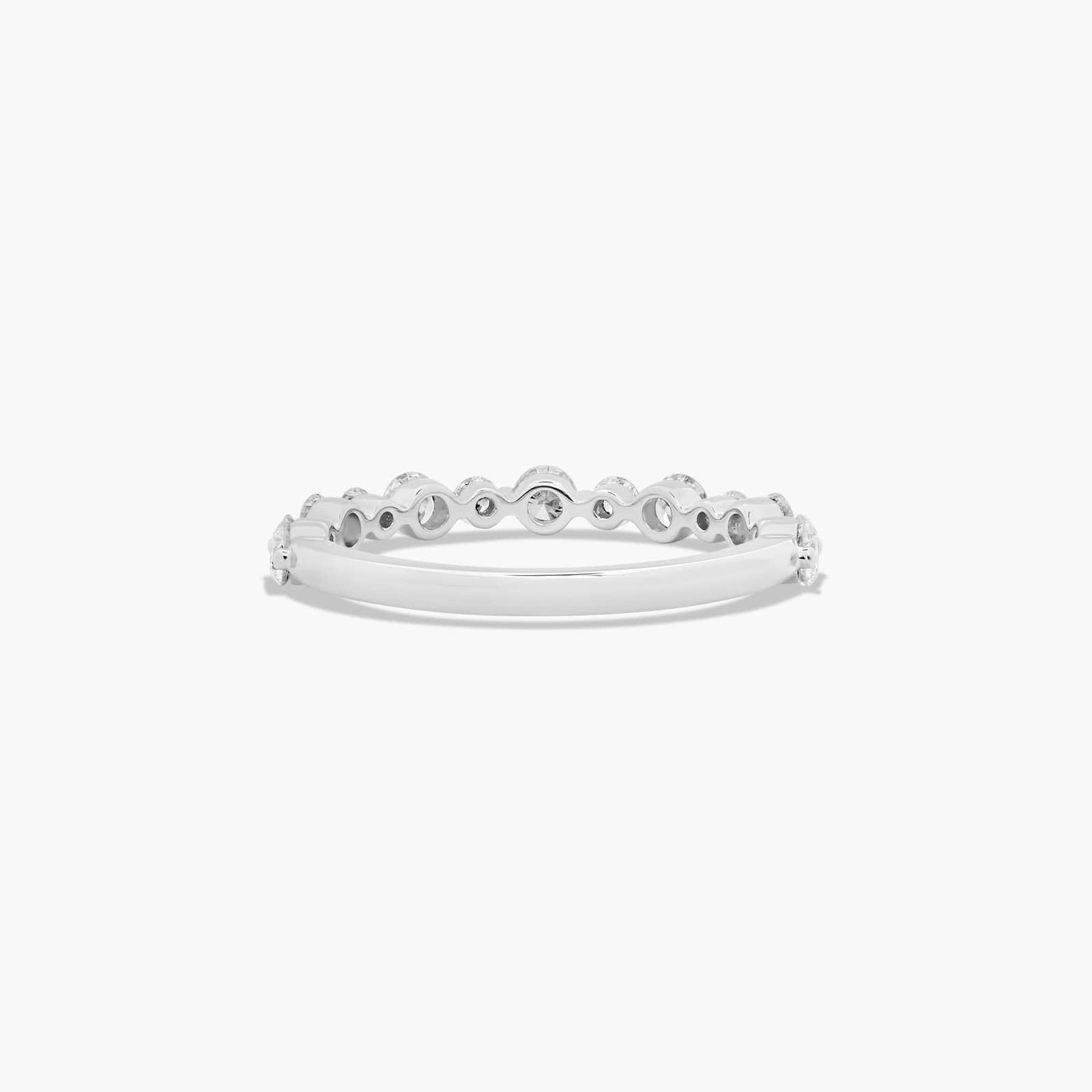 Shared Prong Alternating Lab-Grown Diamond Wedding Ring In Platinum (2.00mm) By James Allen