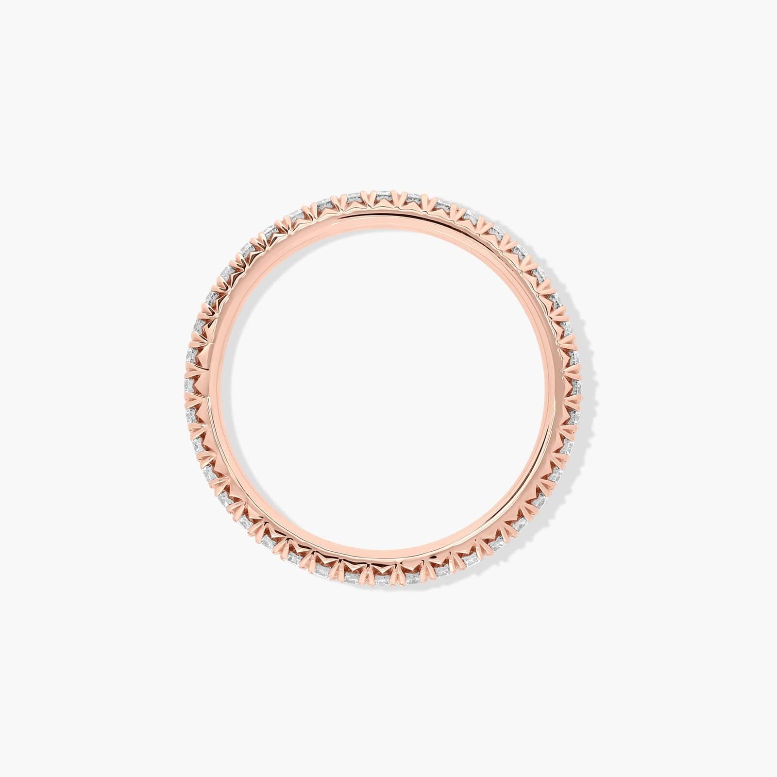 Eternity Ring With Round Diamonds In 14K Rose Gold (2.00mm) By James Allen