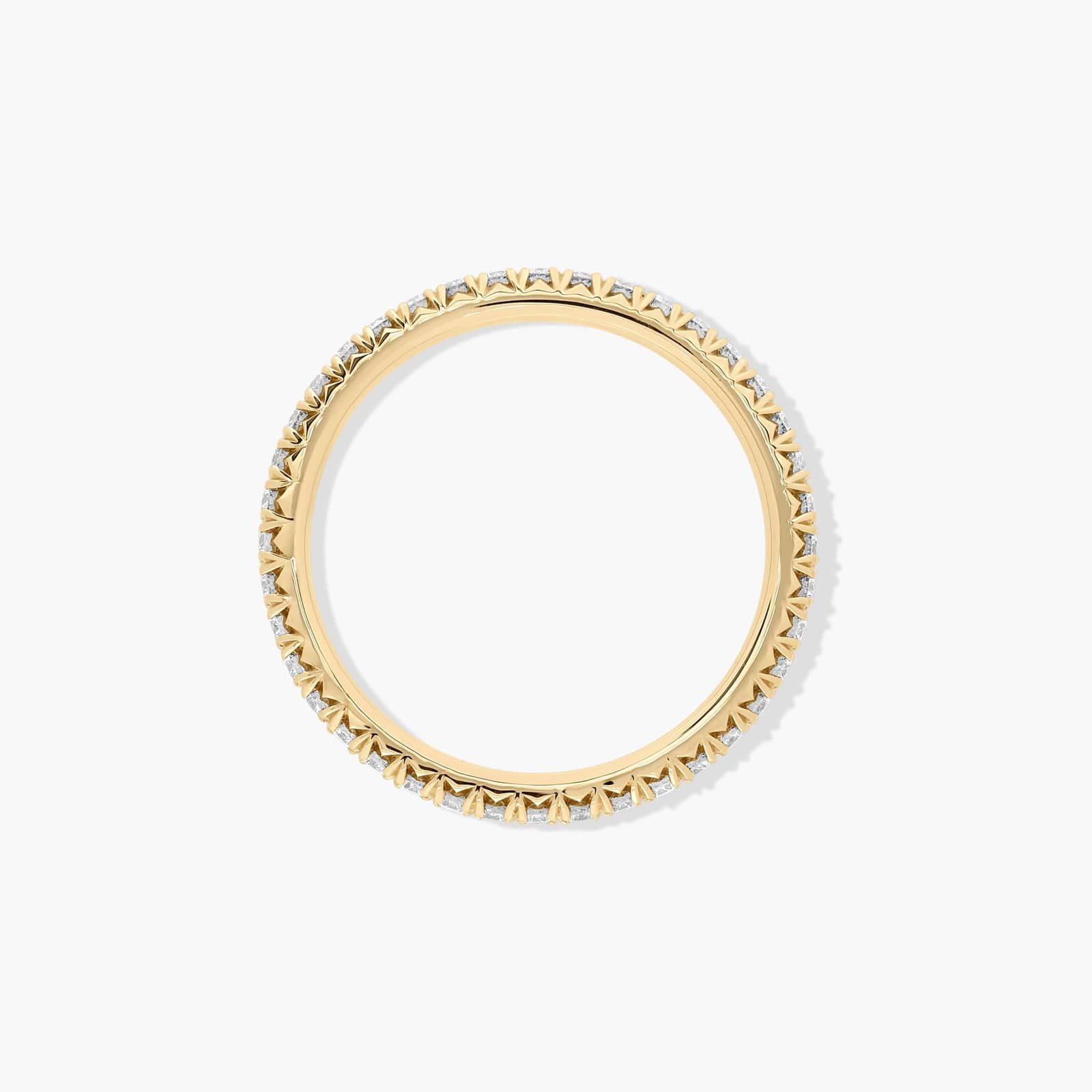 Eternity Ring With Round Diamonds In 14K Yellow Gold (2.00mm) By James Allen