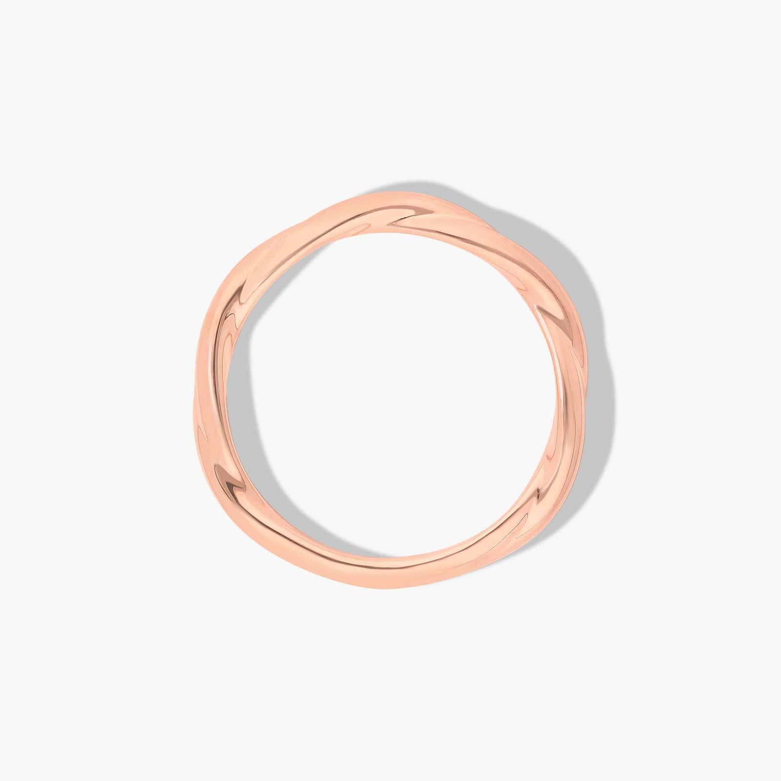Rope Wedding Ring In 14K Rose Gold (2.00mm) By James Allen