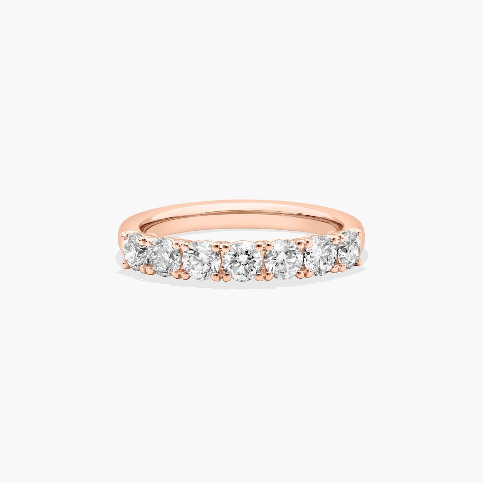 Prong Set Wedding Ring With 1 CTW Diamonds In 14K Rose Gold (2.00mm) By James Allen