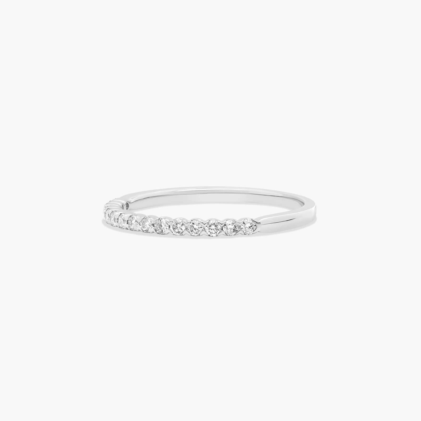 Fishtail Wedding Ring With 0.2 CTW Diamonds In Platinum (1.50mm) By James Allen