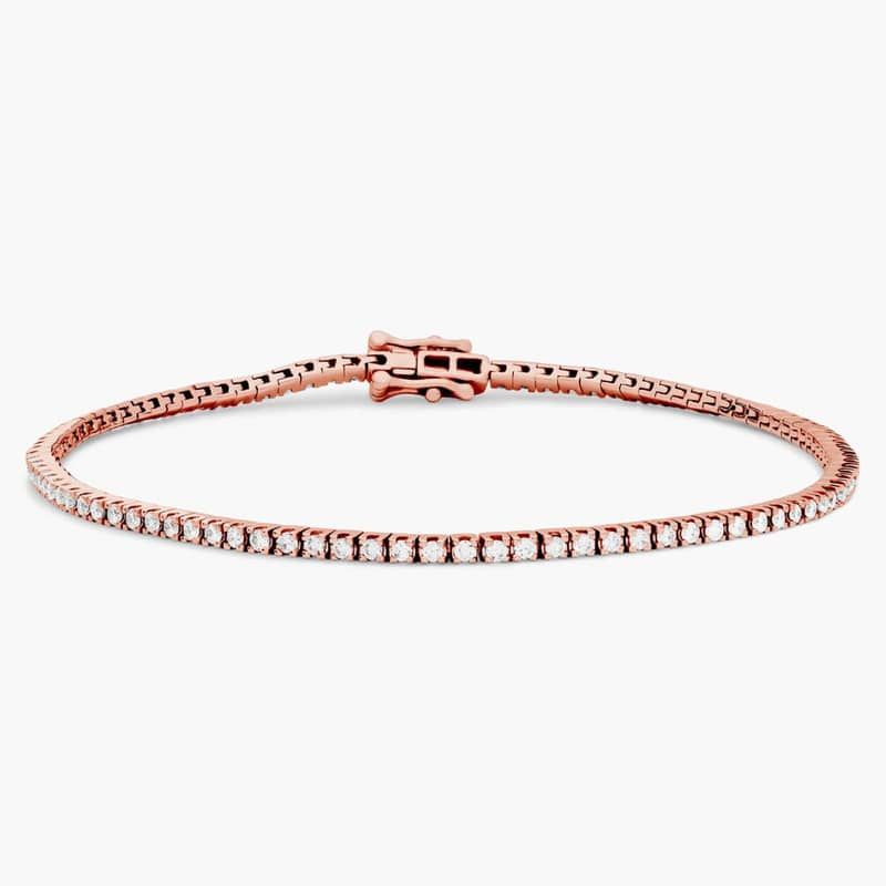 Diamond Tennis Bracelet in 14k Rose Gold (1 ct. tw.)