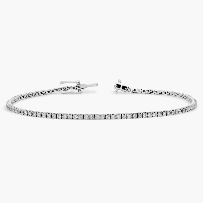 Diamond Tennis Bracelet in 14k White Gold (1 ct. tw.)