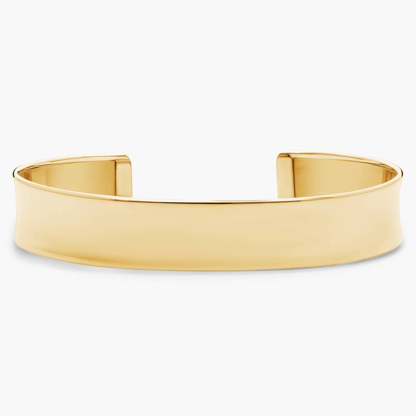 HEIDKRUEGER Chunky Gold Cuff Bracelets Hammered Textured Open Cuff Bangle Bracelet