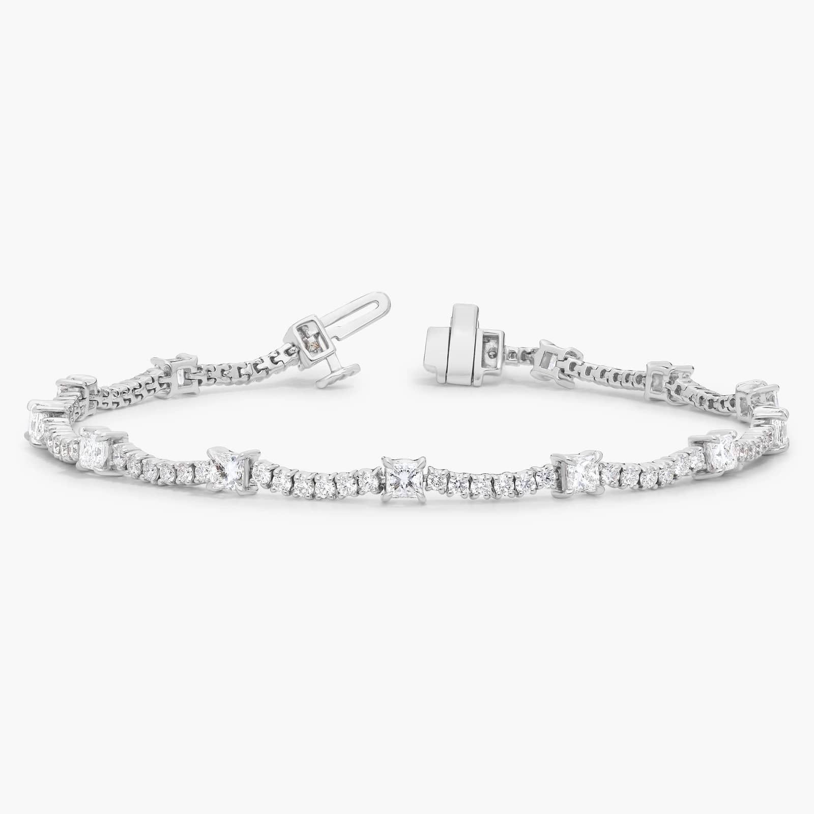 Diamond Accent Bracelet in 14k White Gold (3 ct. tw.)