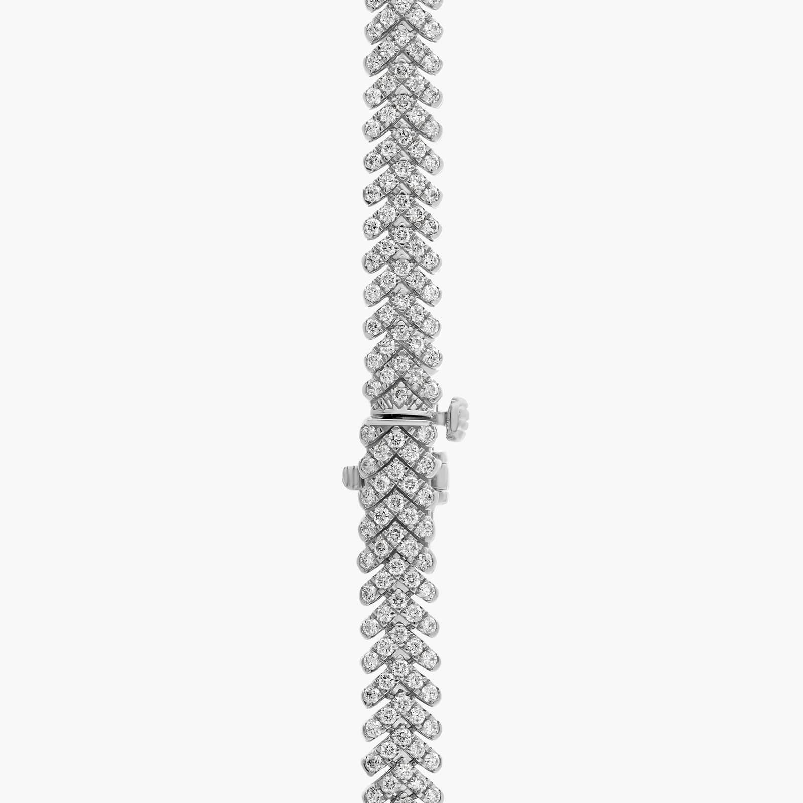 Pave Arrow Diamond Tennis Bracelet in 14k White Gold (3 1/5 Ct. Tw.)