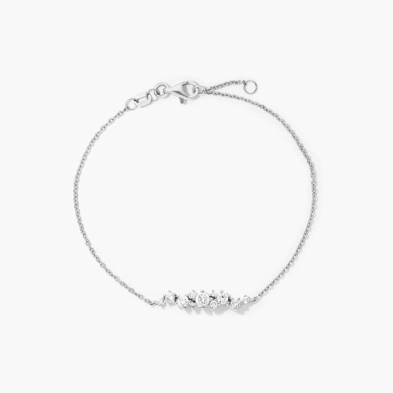 Cosmos Lab-Grown Diamond Bracelet In 14K White Gold