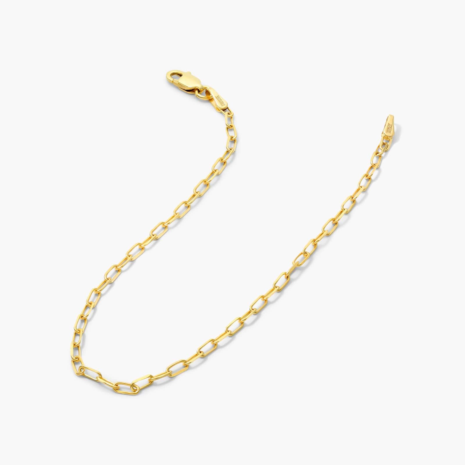Paperclip Chain Bracelet In 14K Yellow Gold By James Allen