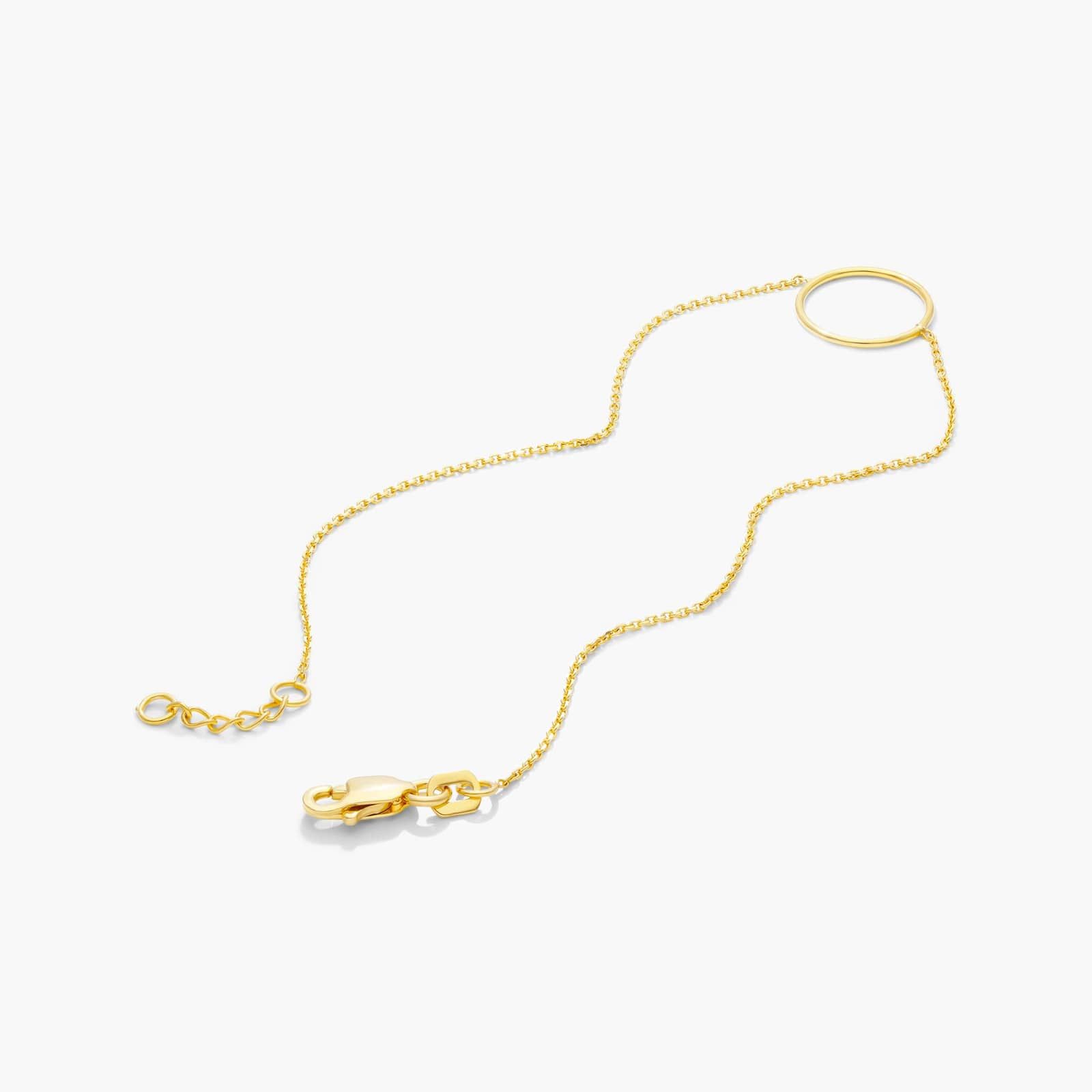 Open Circle Bracelet In 14K Yellow Gold By James Allen