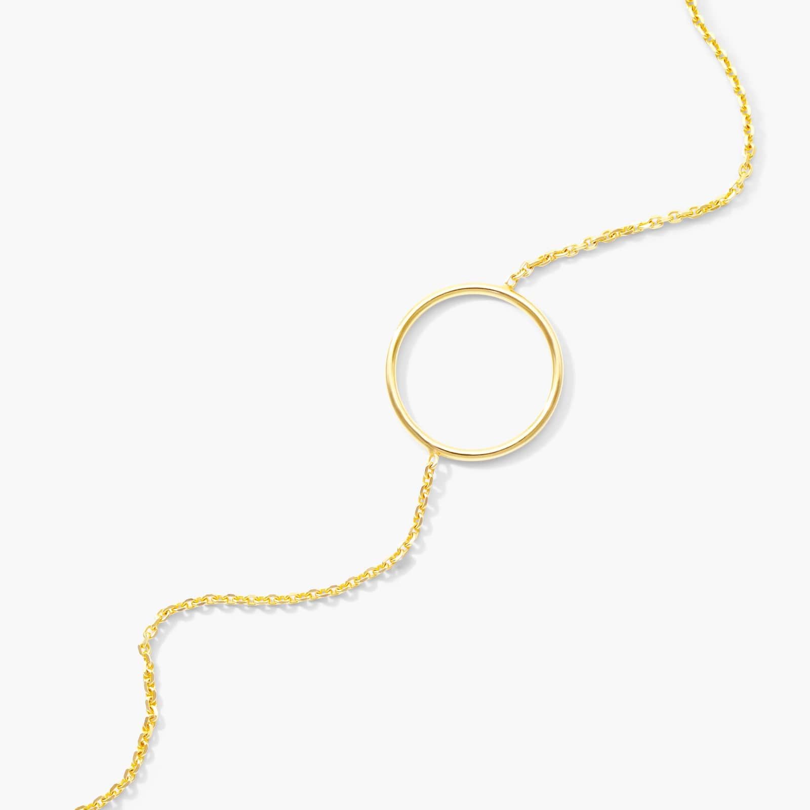Open Circle Bracelet In 14K Yellow Gold By James Allen