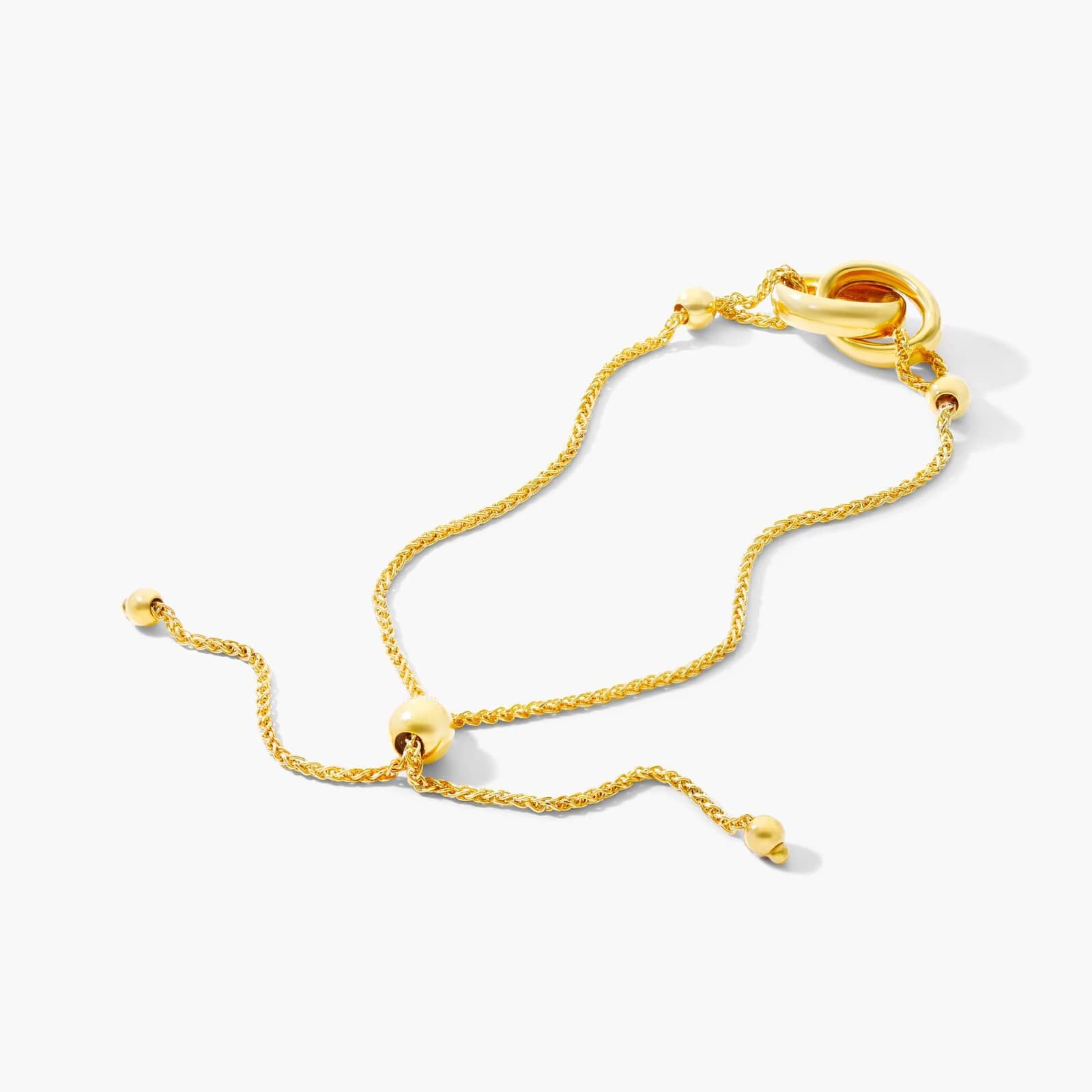 Interlocked Rings Bolo Bracelet In 14K Yellow Gold By James Allen