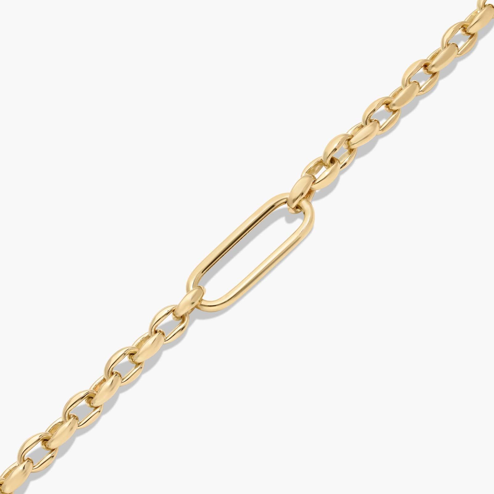Golden Hour Elongated Oval Link Bracelet In 14K Yellow Gold By James Allen