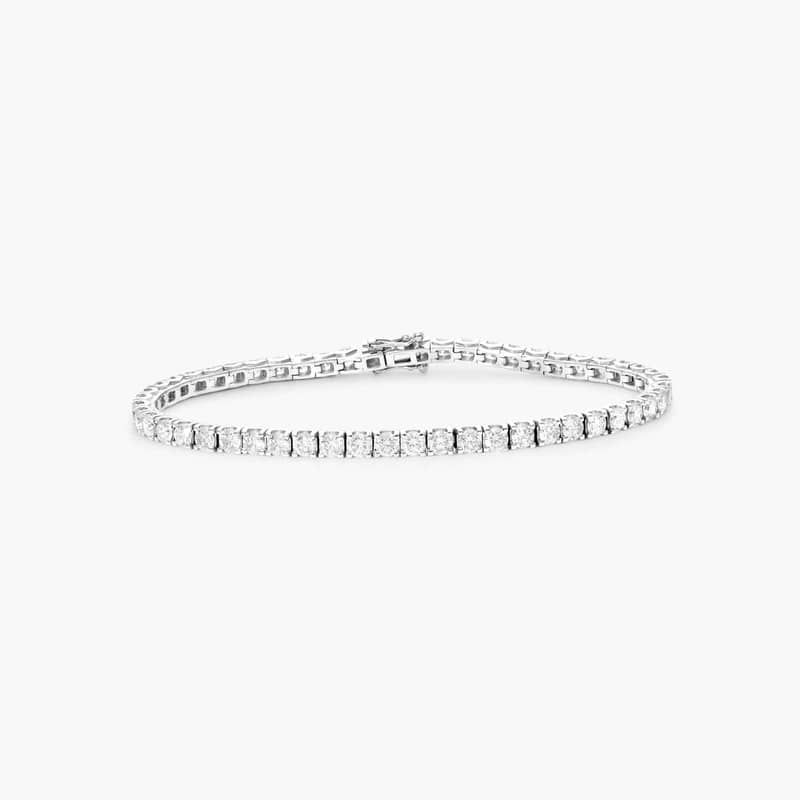 Tennis Bracelet With 2 CTW Diamonds In 14K White Gold By James Allen