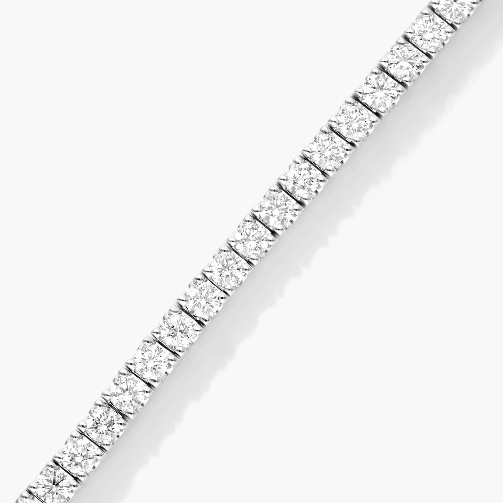 Tennis Bracelet With 5 CTW Diamonds In 14K White Gold By James Allen