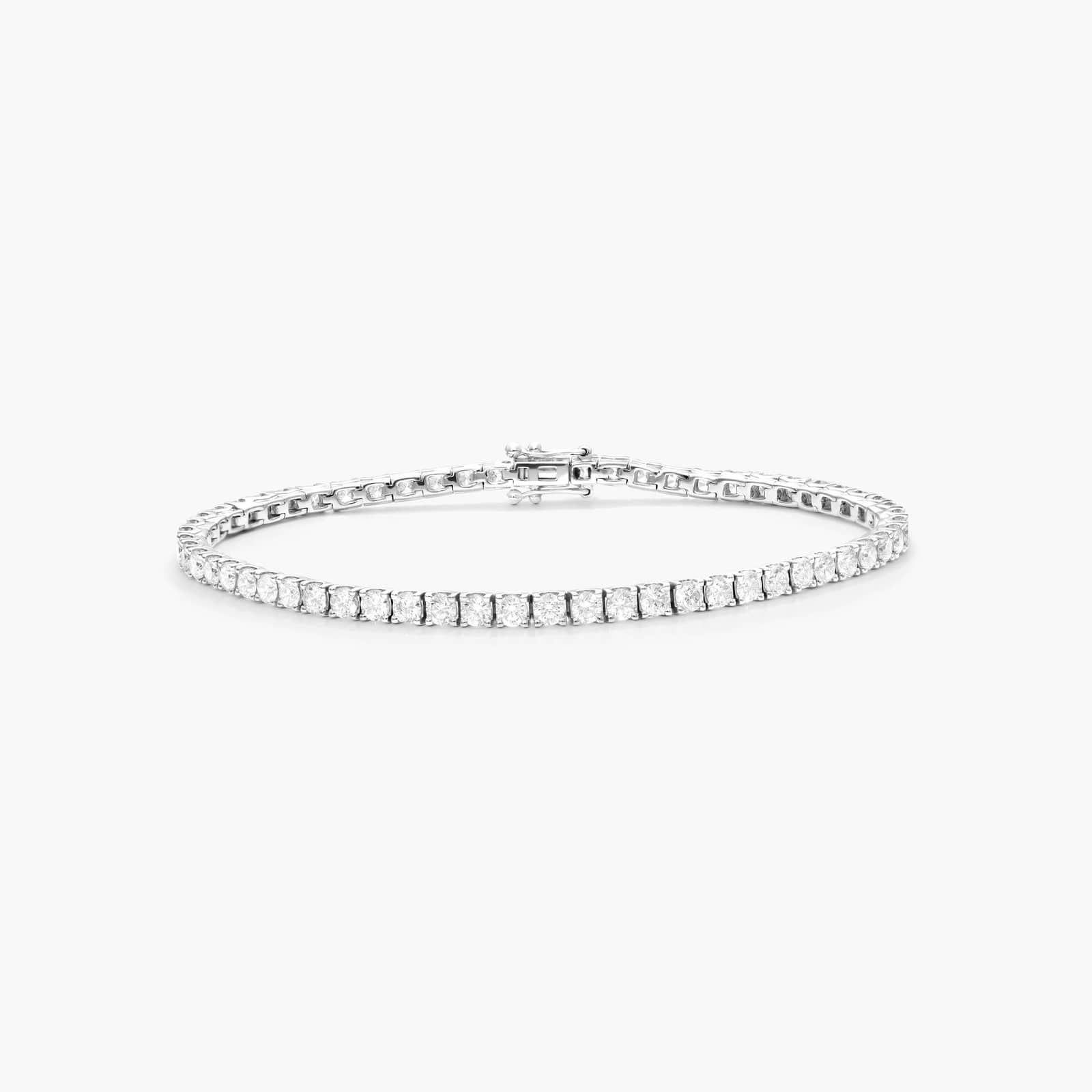 Tennis Bracelet With 6 CTW Diamonds In 14K White Gold By James Allen