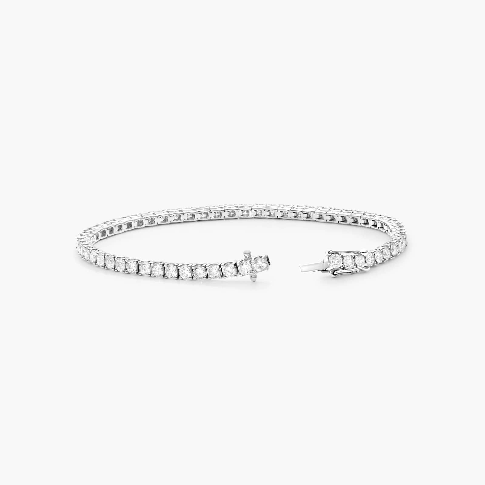 Tennis Bracelet With 6 CTW Diamonds In 14K White Gold By James Allen