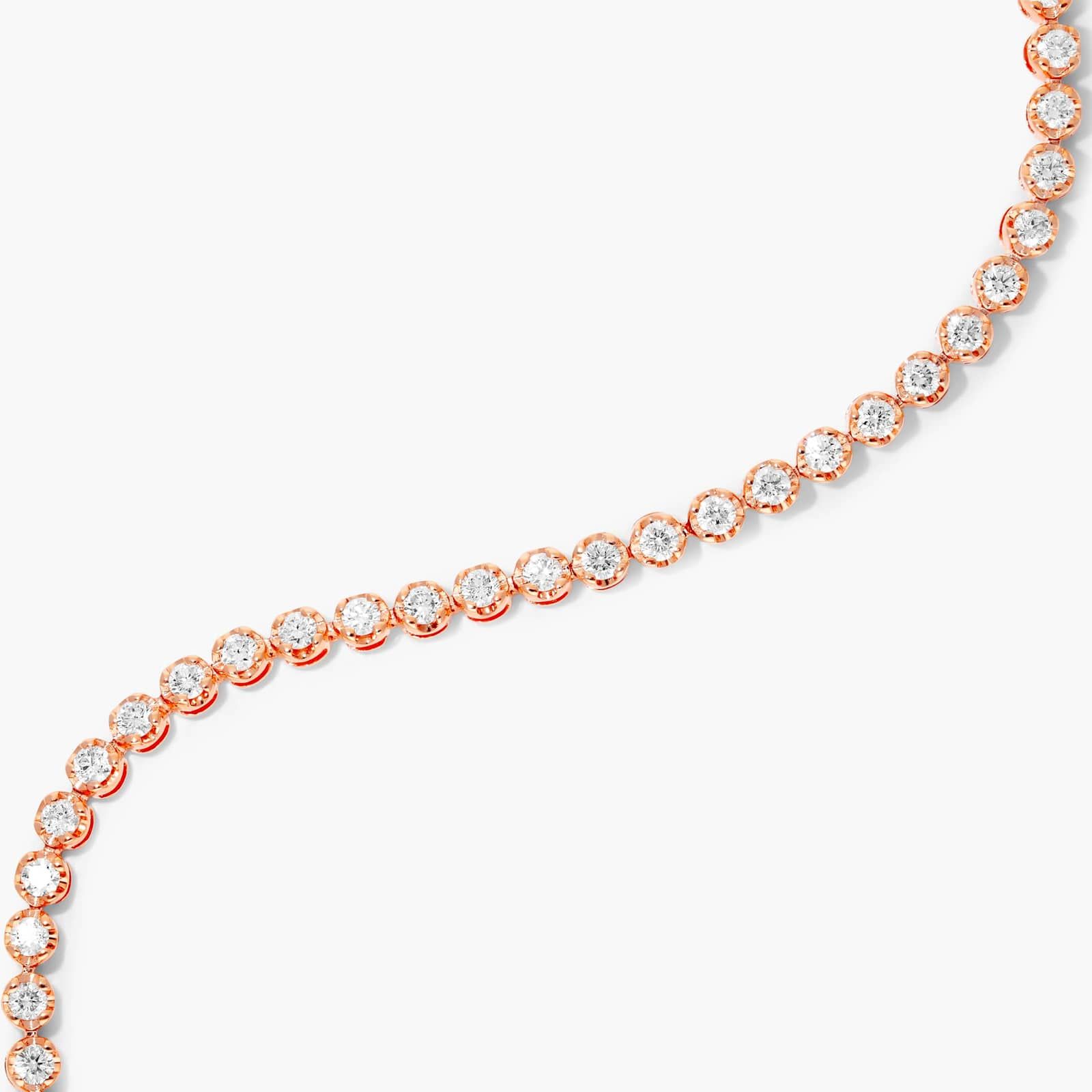 Petite Tennis Bracelet With 1 CTW Diamonds In 14K Rose Gold By James Allen