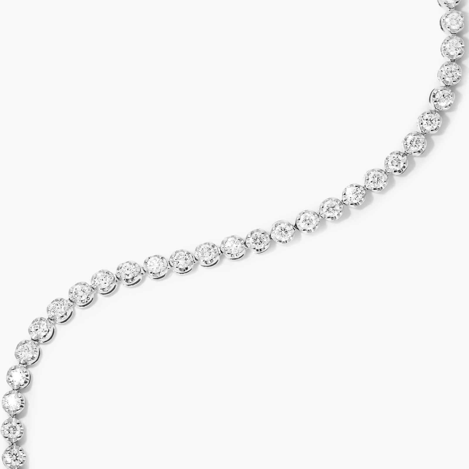 Petite Tennis Bracelet With 1 CTW Diamonds In 14K White Gold By James Allen